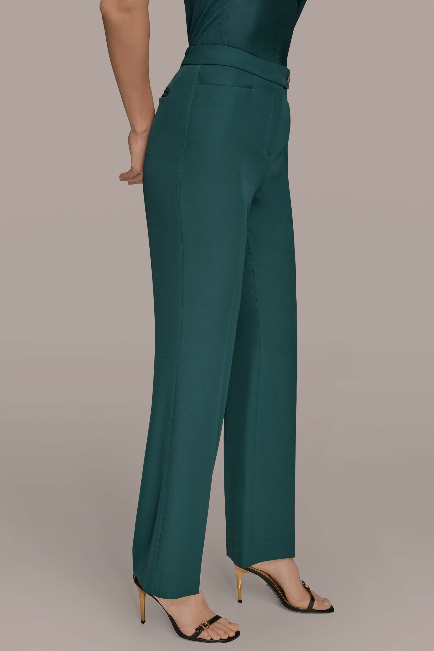 HIGH-RISE STRAIGHT-LEG SUIT PANT VIEW 3 | Clothing HIGH-RISE STRAIGHT-LEG SUIT PANT VIEW 3 | Clothing