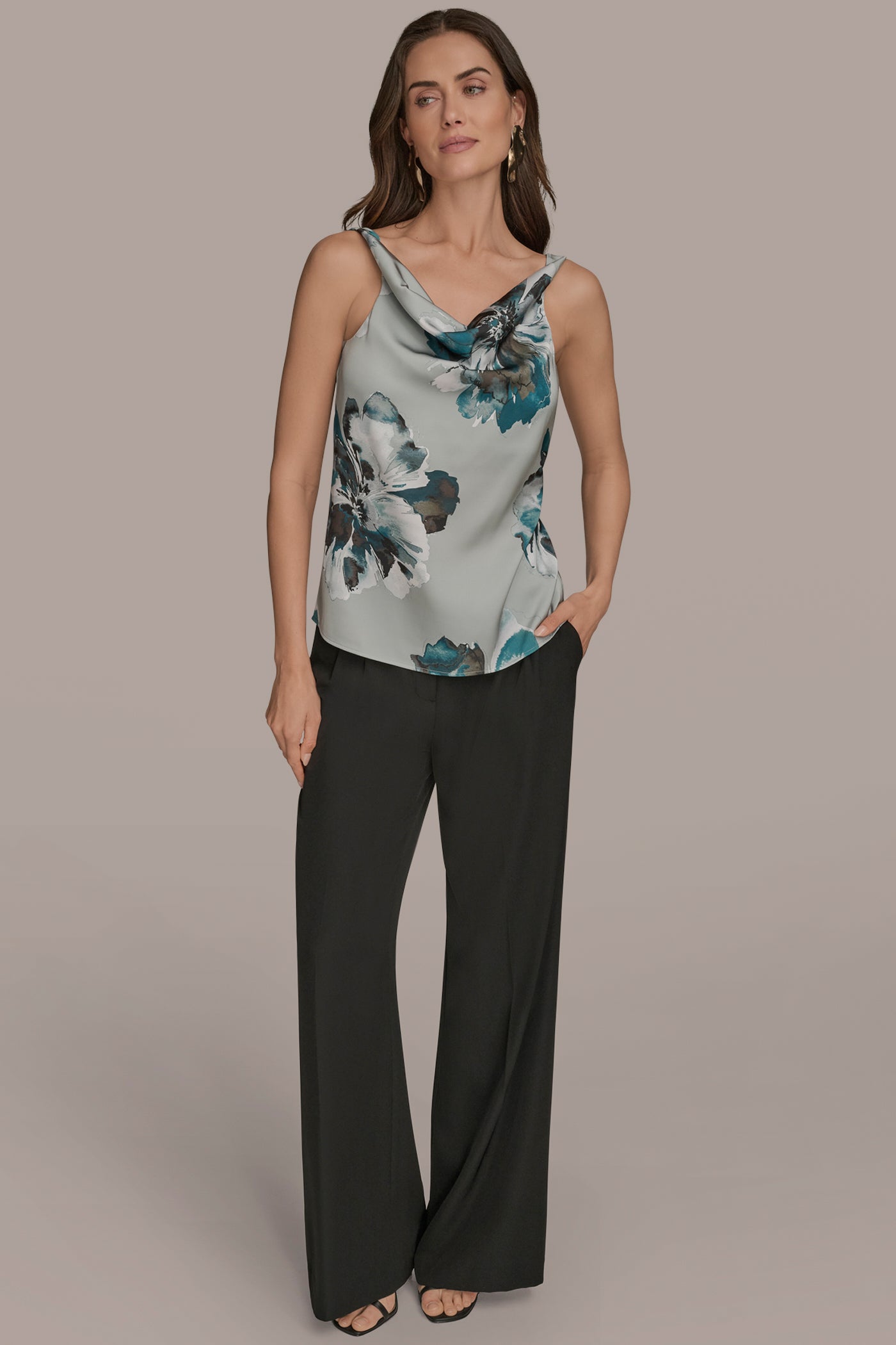 FLORAL COWL NECK CAMI VIEW 4 | New Arrivals FLORAL COWL NECK CAMI VIEW 4 | New Arrivals