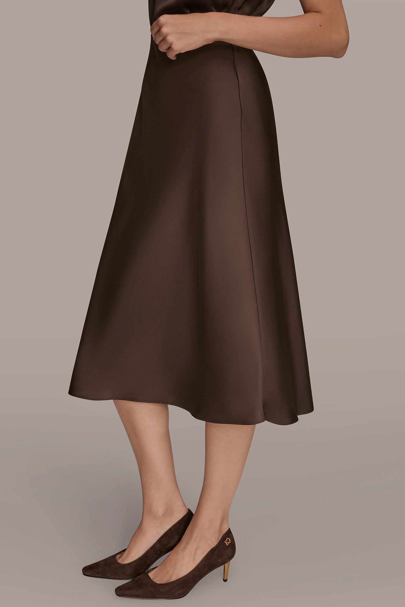 SATIN MIDI SKIRT VIEW 3 | New Arrivals SATIN MIDI SKIRT VIEW 3 | New Arrivals