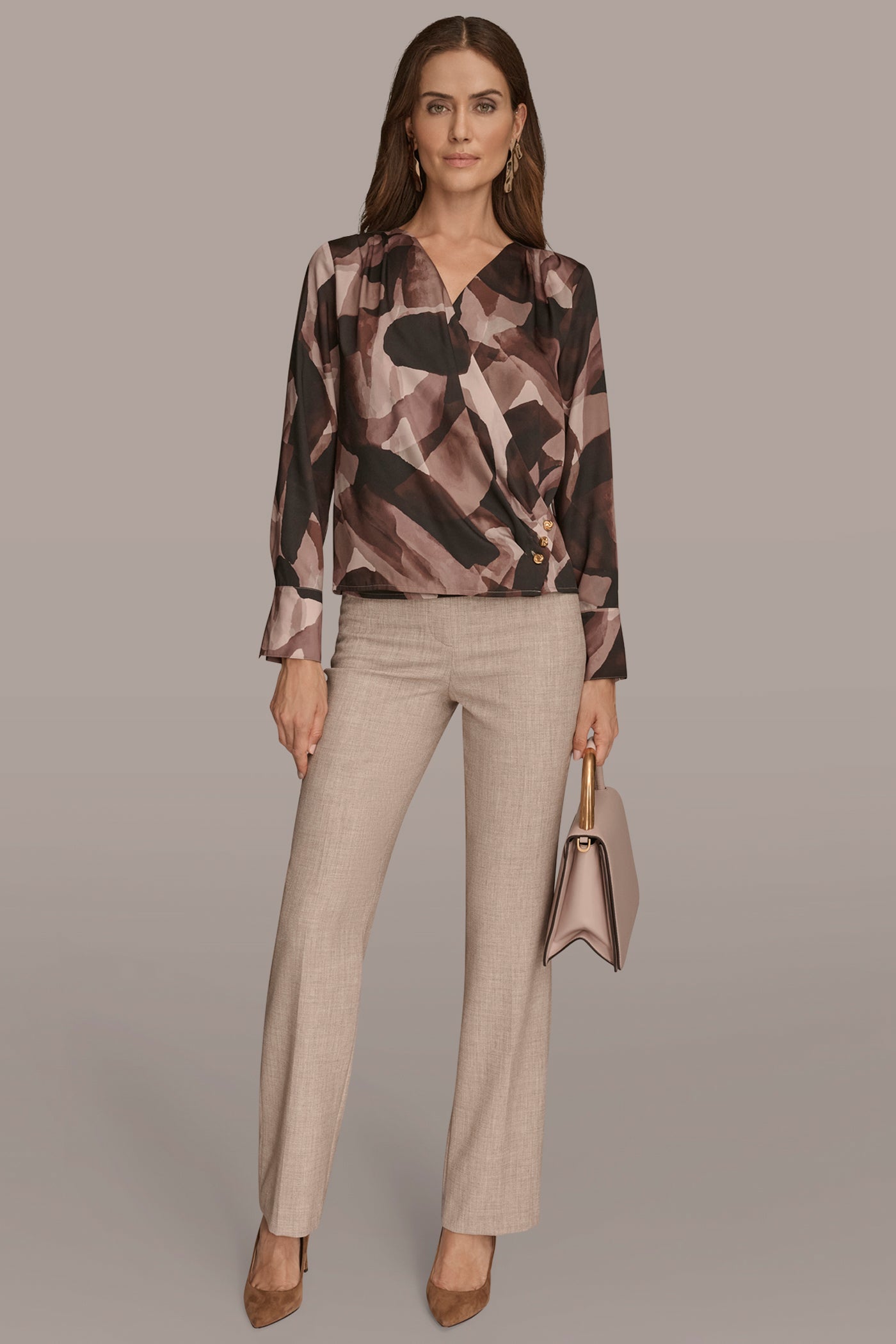 WRAP-EFFECT PRINTED BLOUSE VIEW 4 | Clothing WRAP-EFFECT PRINTED BLOUSE VIEW 4 | Clothing