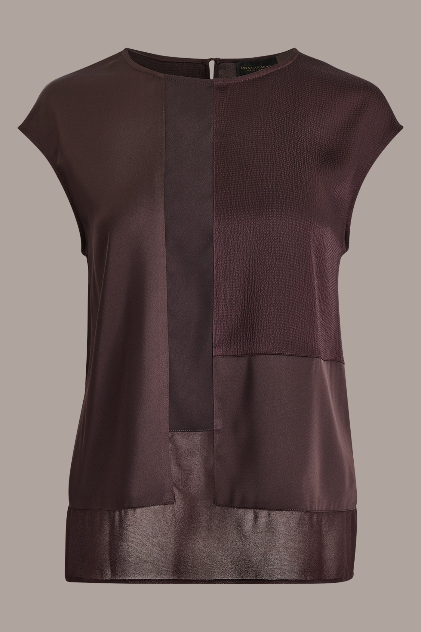 MIXED MEDIA CAP SLEEVE TOP VIEW 7 | New Arrivals MIXED MEDIA CAP SLEEVE TOP VIEW 7 | New Arrivals