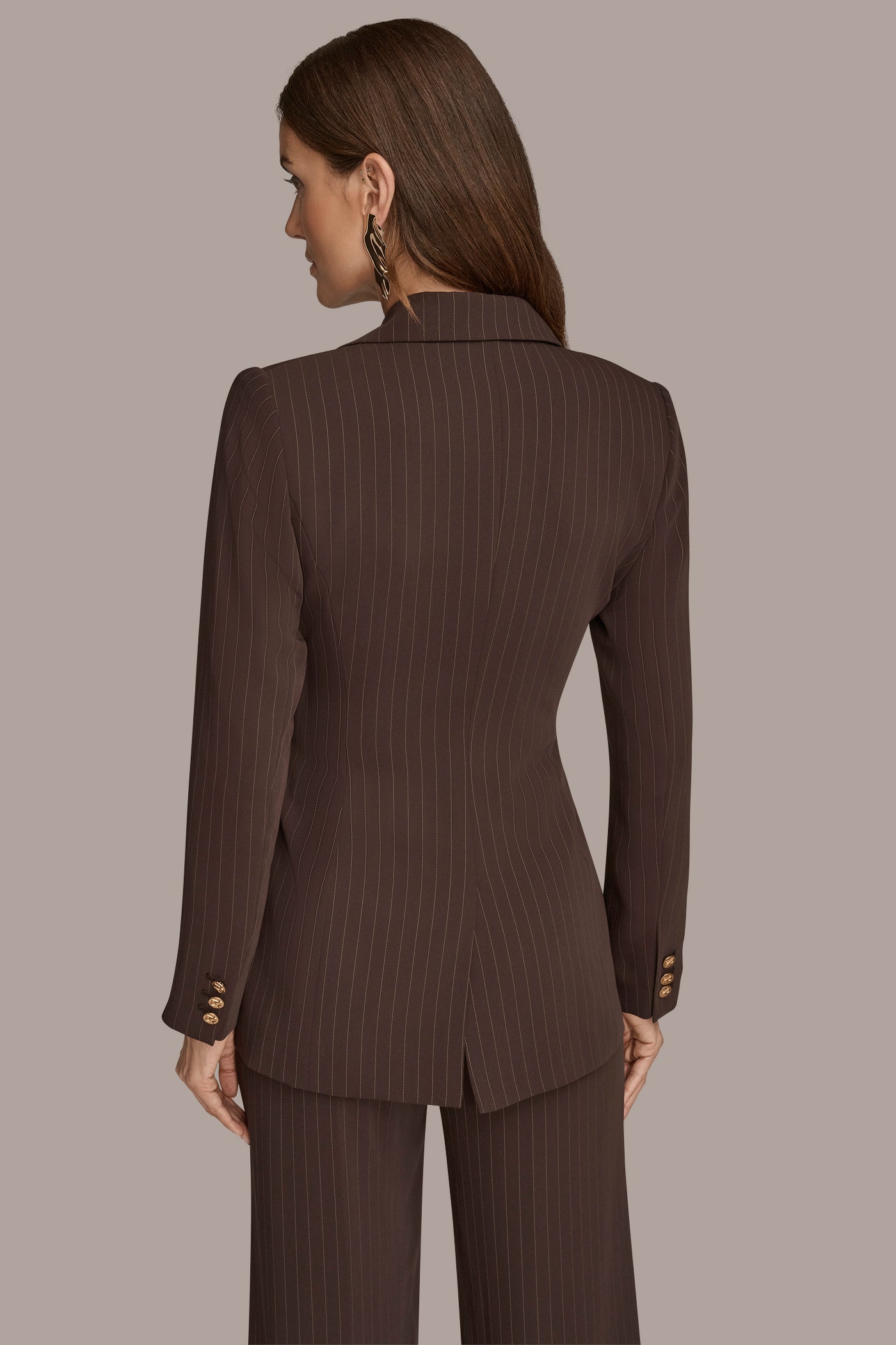 PINSTRIPE BLAZER WITH TIE WAIST | View 2 | Clothing PINSTRIPE BLAZER WITH TIE WAIST | View 2 | Clothing