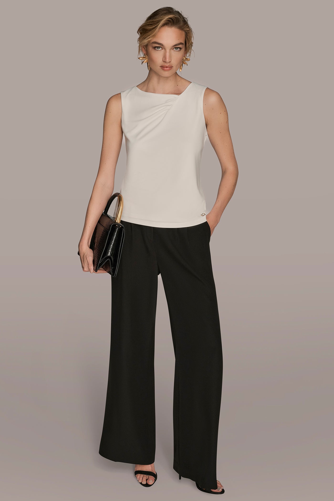 ASYMMETRICAL NECK TOP VIEW 4 | All Products ASYMMETRICAL NECK TOP VIEW 4 | All Products