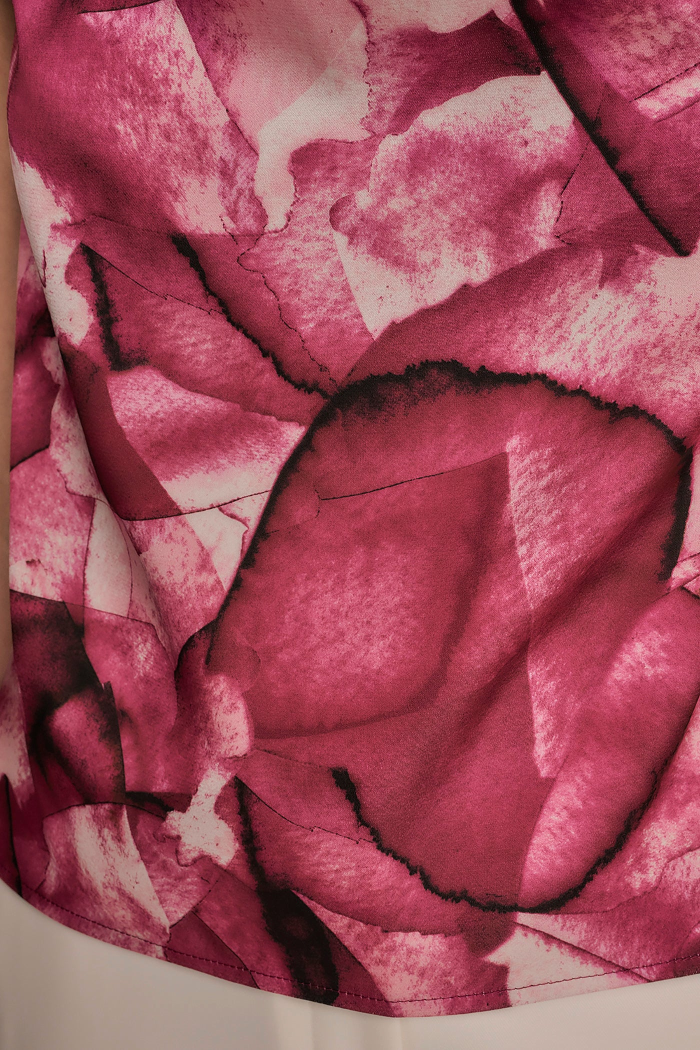 PRINT GATHERED SHOULDER TOP VIEW 6 | All Products PRINT GATHERED SHOULDER TOP VIEW 6 | All Products