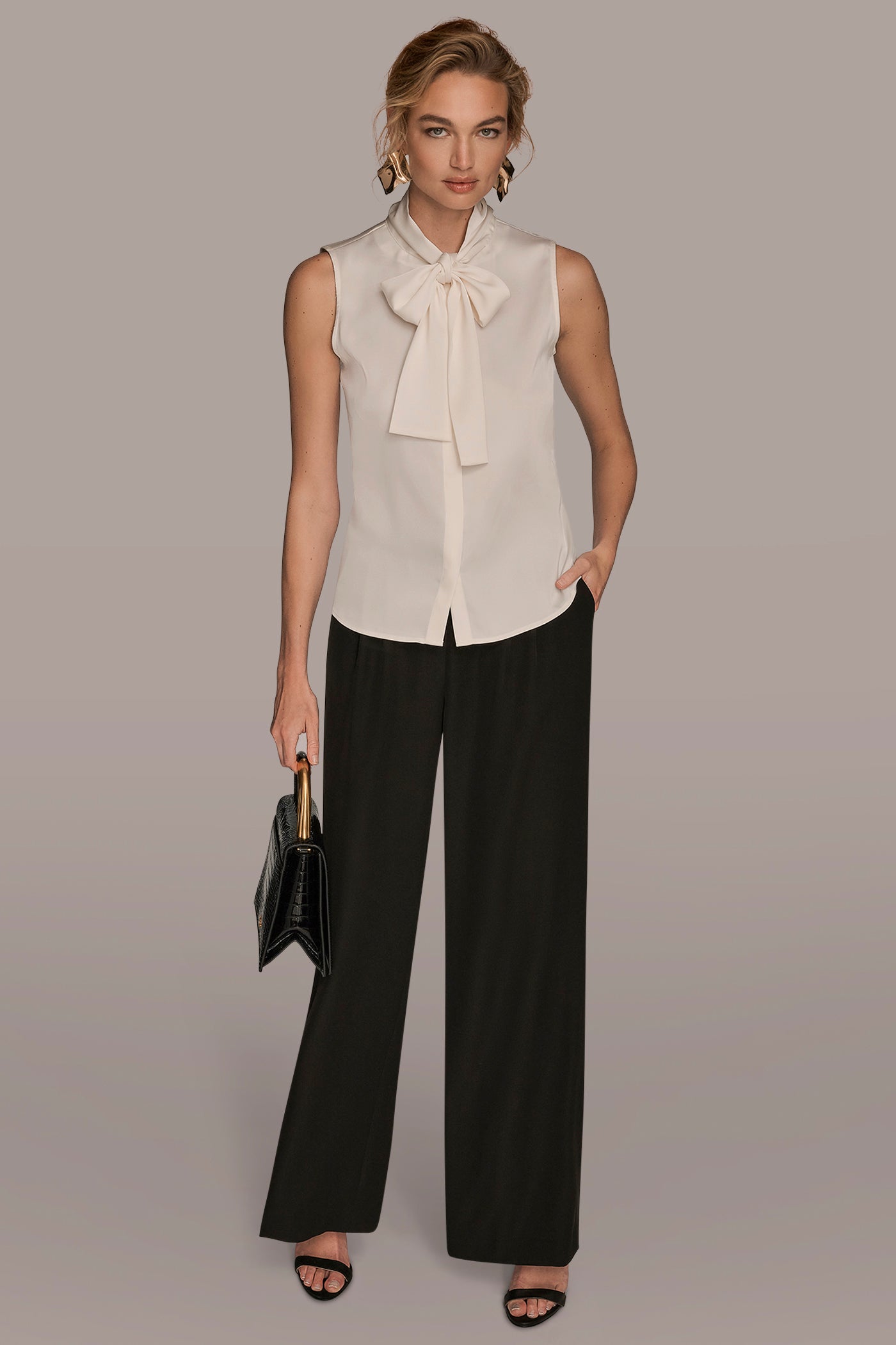 TIE NECK BLOUSE VIEW 4 | SALE TIE NECK BLOUSE VIEW 4 | SALE