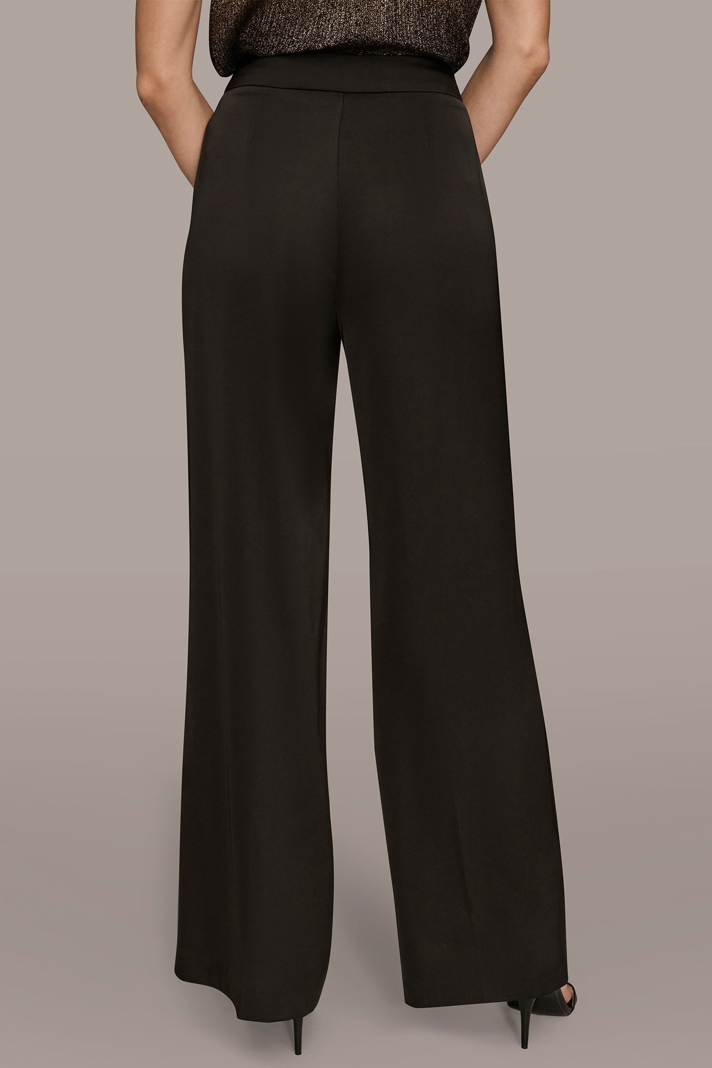 CHARMEUSE HIGH WAISTED WIDE LEG PANT | View 2 | Pants CHARMEUSE HIGH WAISTED WIDE LEG PANT | View 2 | Pants