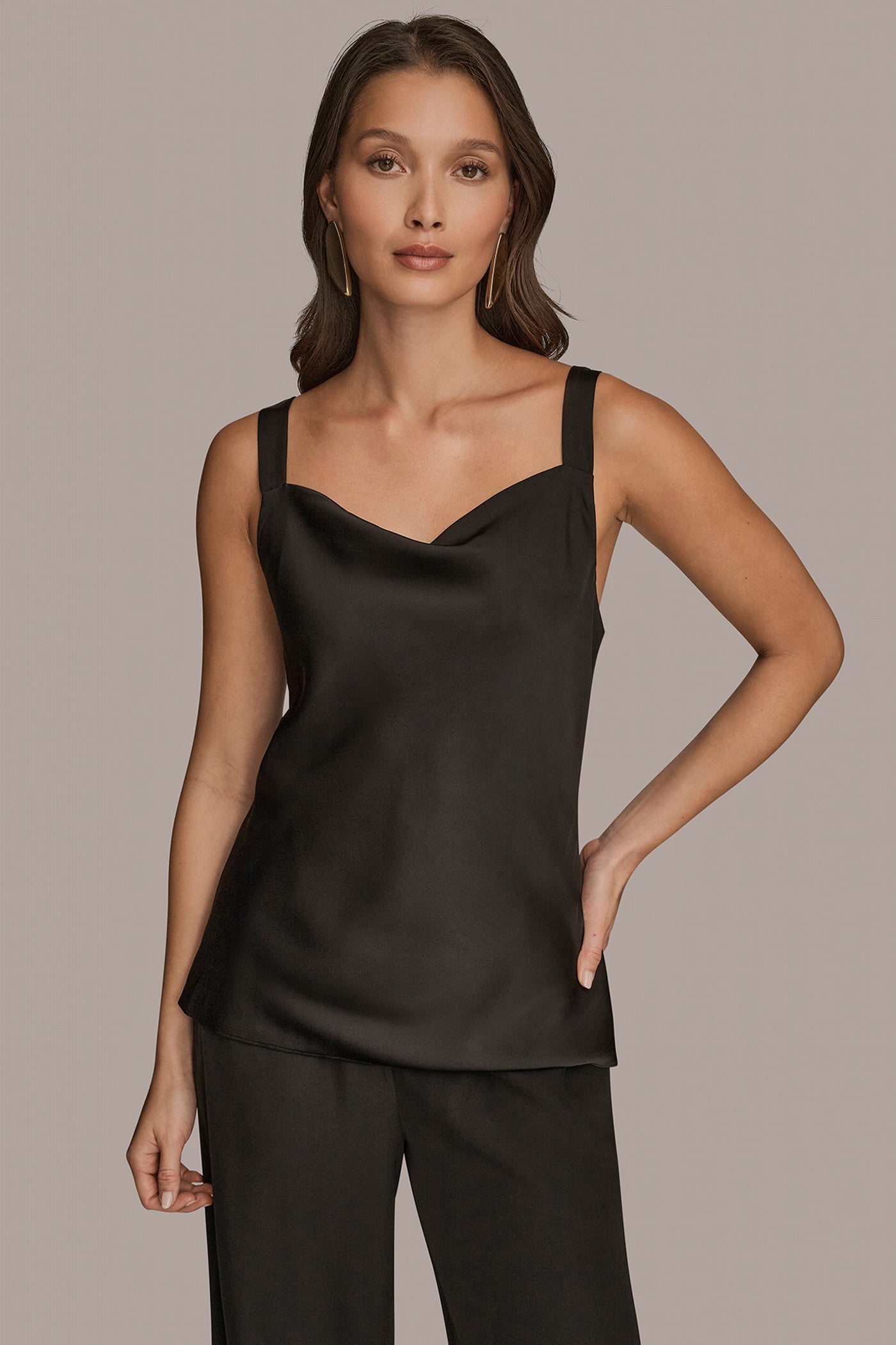 COWL-NECK CAMI | View 1 | Tops COWL-NECK CAMI | View 1 | Tops