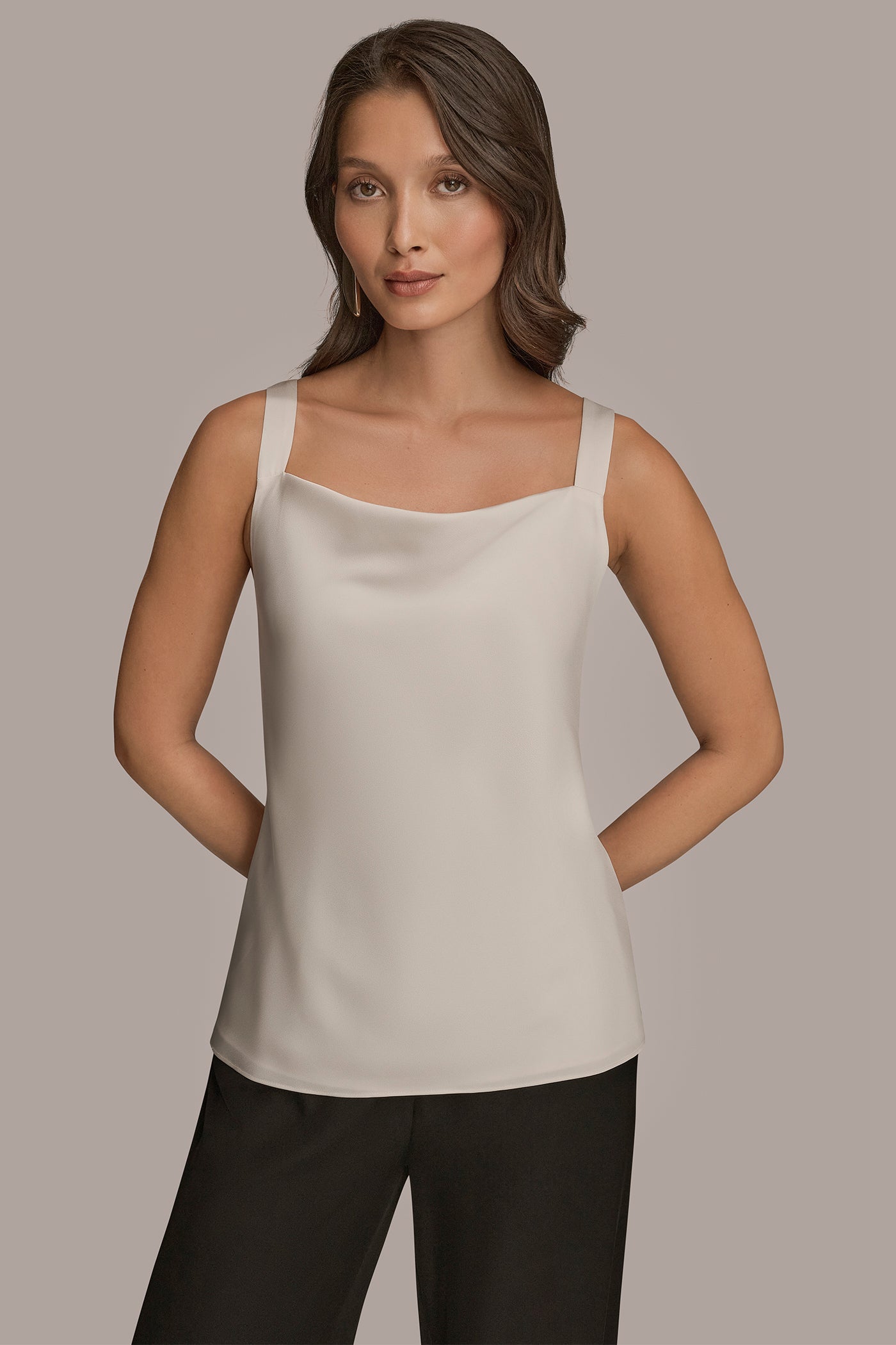 COWL-NECK CAMI | View 1 | Tops COWL-NECK CAMI | View 1 | Tops