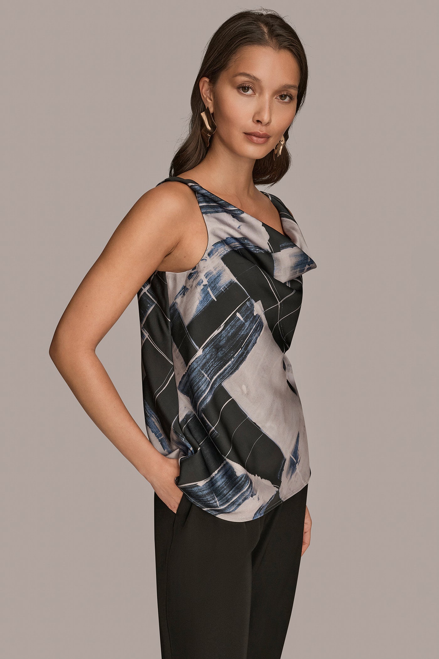 TWIST-SHOULDER SATIN CAMI VIEW 3 | Clothing TWIST-SHOULDER SATIN CAMI VIEW 3 | Clothing
