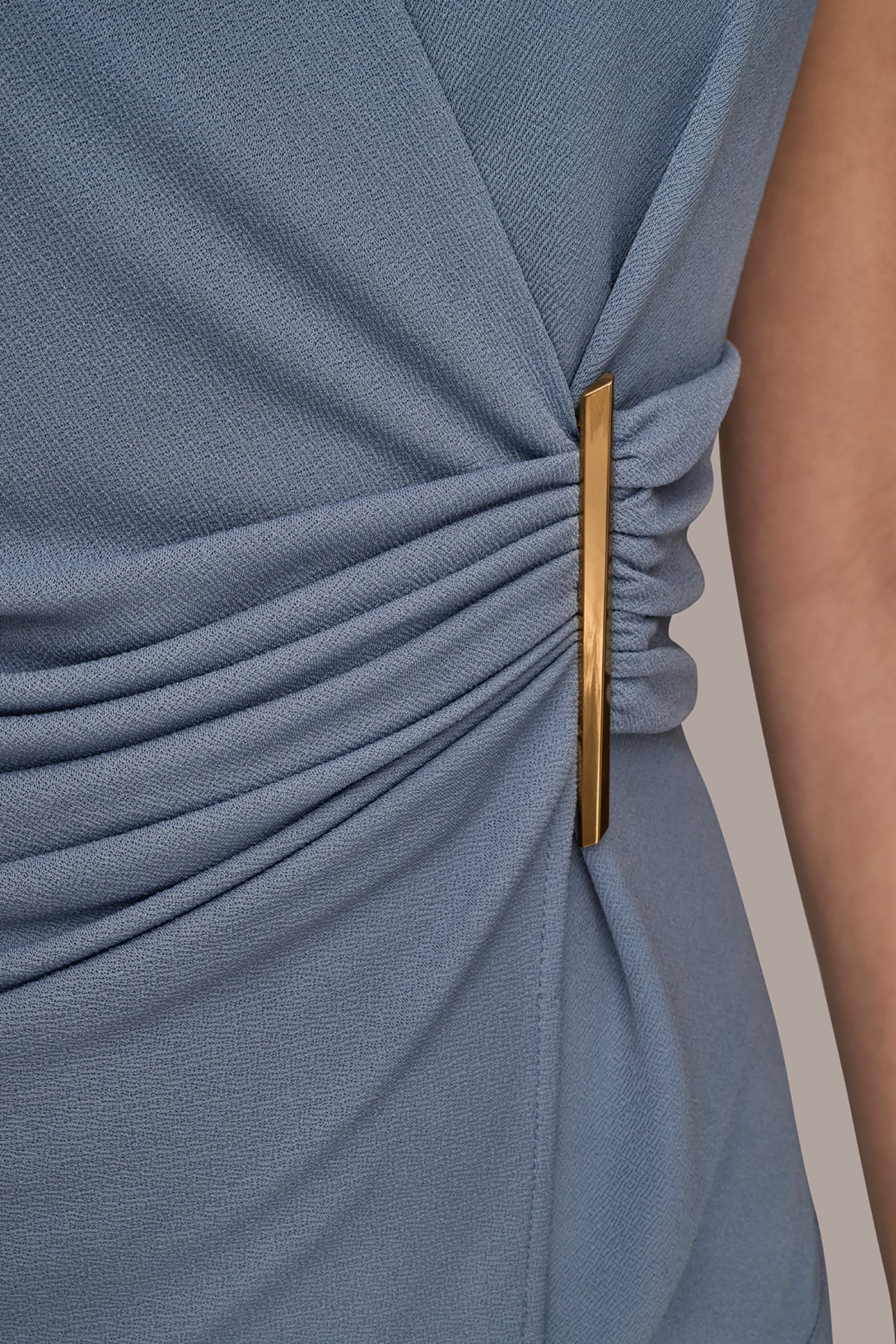 FAUX WRAP V-NECK BLOUSE WITH BAR DETAIL VIEW 5 | Tops FAUX WRAP V-NECK BLOUSE WITH BAR DETAIL VIEW 5 | Tops