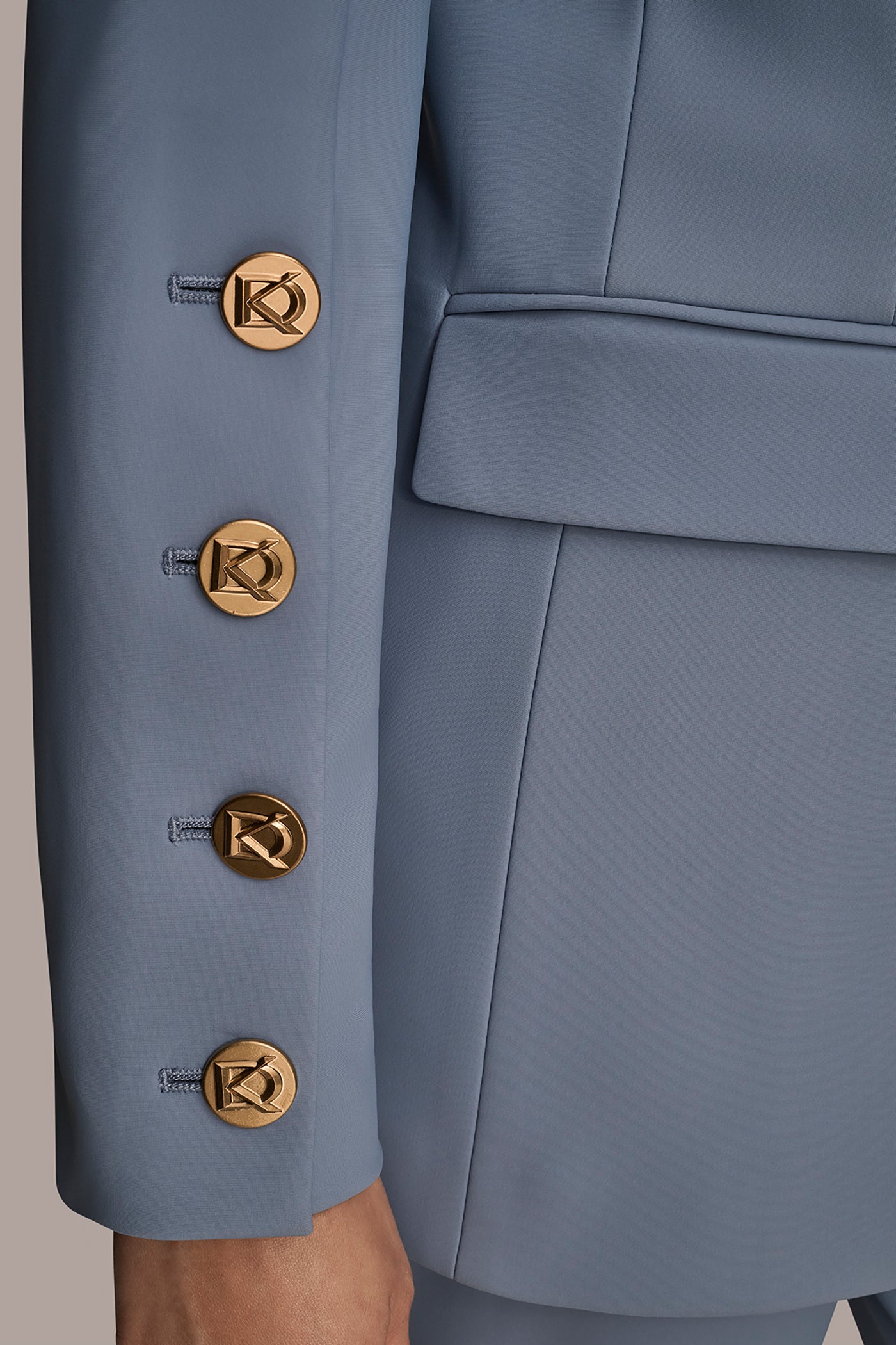 COLLARLESS BUTTON-DETAILED BLAZER VIEW 6 | Blazers & Vests COLLARLESS BUTTON-DETAILED BLAZER VIEW 6 | Blazers & Vests