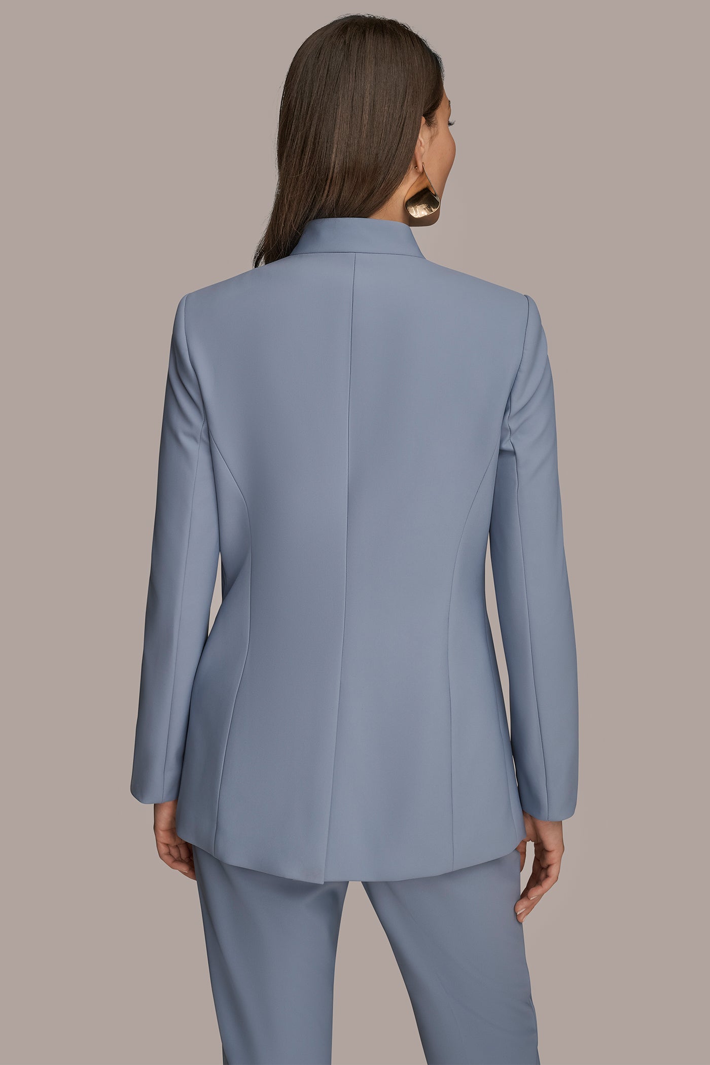 COLLARLESS BUTTON-DETAILED BLAZER | View 2 | Blazers & Vests COLLARLESS BUTTON-DETAILED BLAZER | View 2 | Blazers & Vests