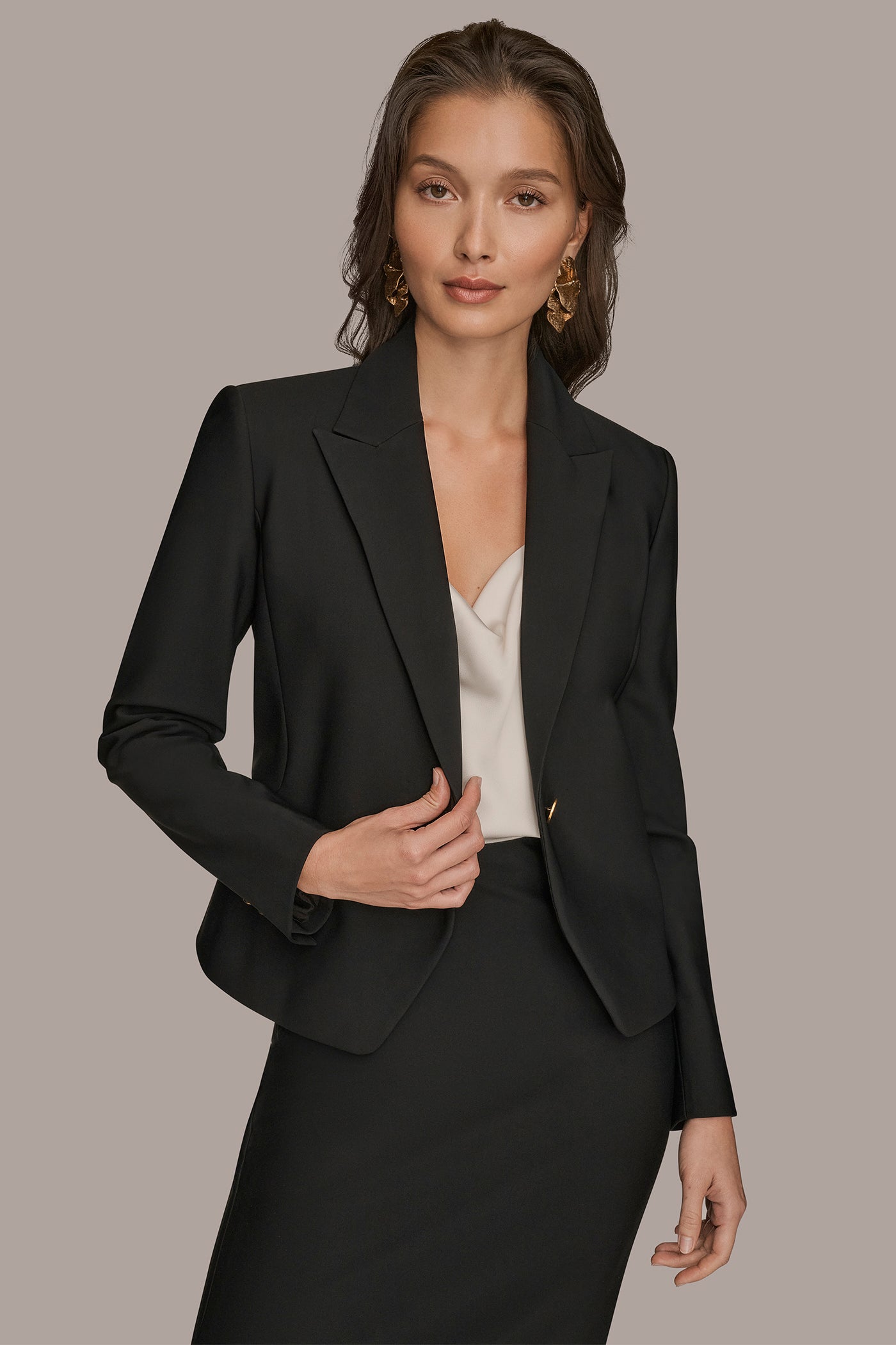 ONE-BUTTON FLARED BLAZER VIEW 6 | Blazers & Vests ONE-BUTTON FLARED BLAZER VIEW 6 | Blazers & Vests