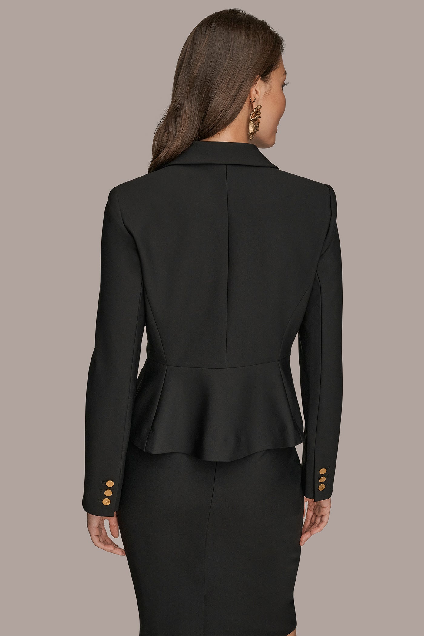 ONE-BUTTON FLARED BLAZER | View 2 | Blazers & Vests ONE-BUTTON FLARED BLAZER | View 2 | Blazers & Vests