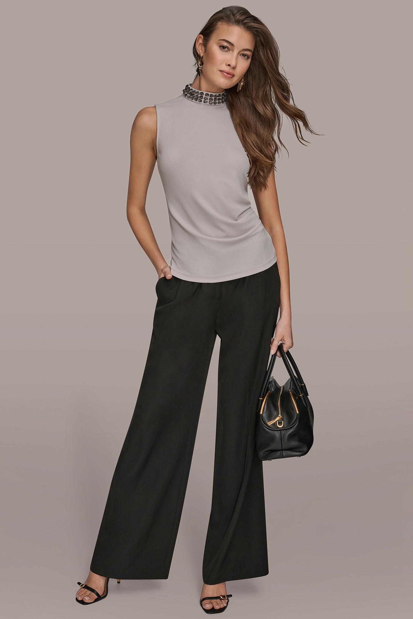 EMBELLISHED MOCK NECK TOP VIEW 3 | Tops EMBELLISHED MOCK NECK TOP VIEW 3 | Tops