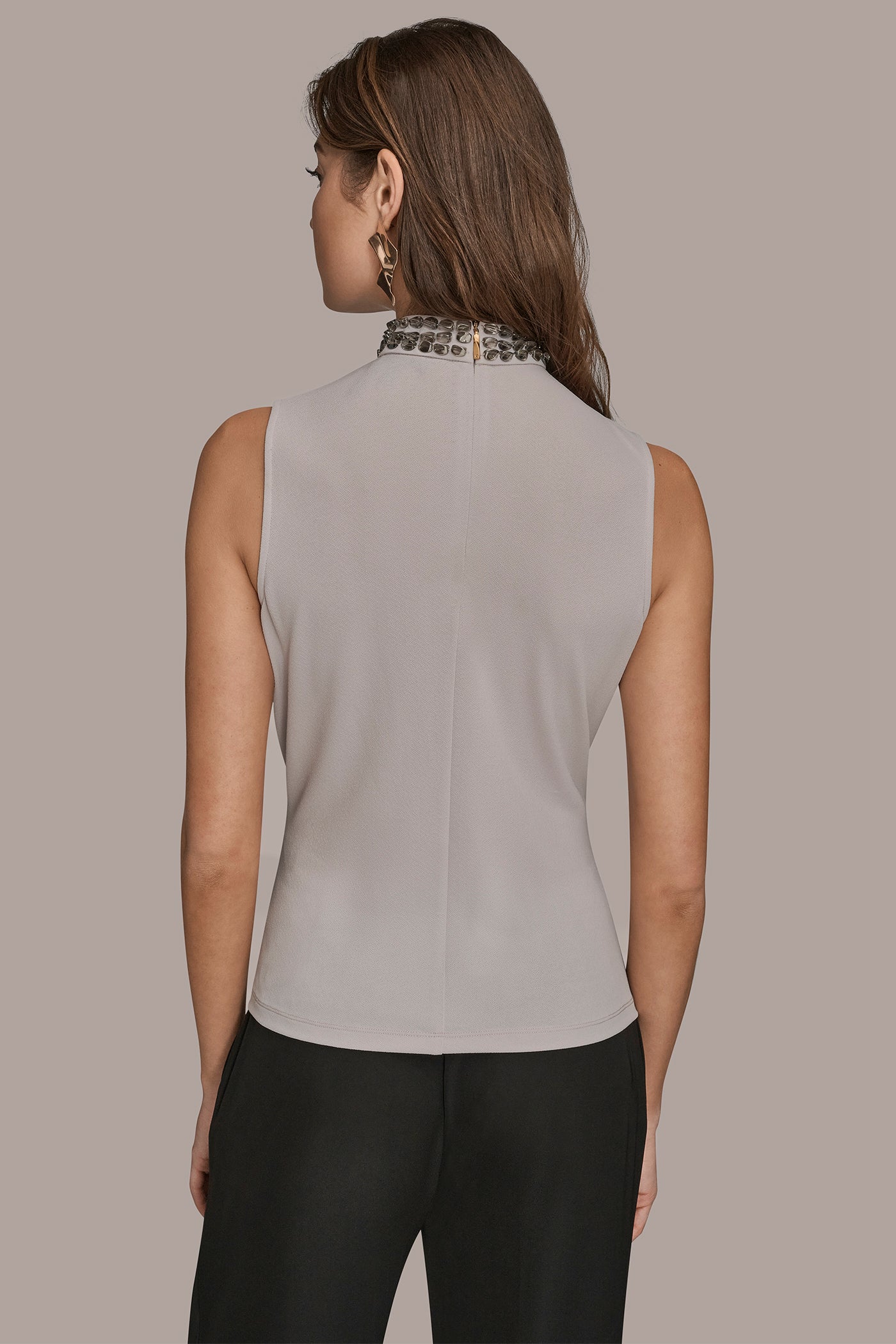 EMBELLISHED MOCK NECK TOP VIEW 6 | Tops EMBELLISHED MOCK NECK TOP VIEW 6 | Tops