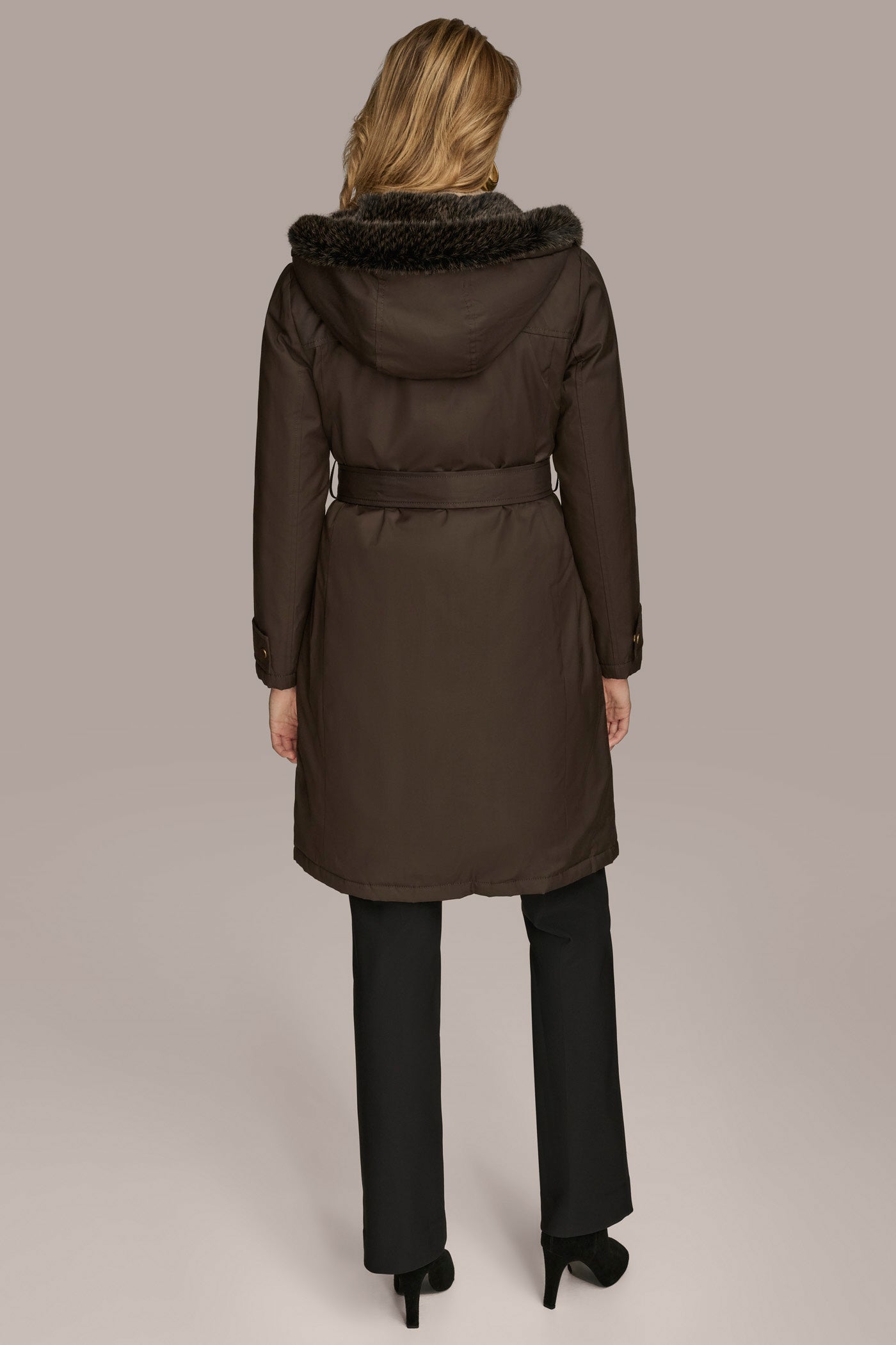 FAUX FUR TRIM LINED RAIN COAT | View 2 | New clothing FAUX FUR TRIM LINED RAIN COAT | View 2 | New clothing