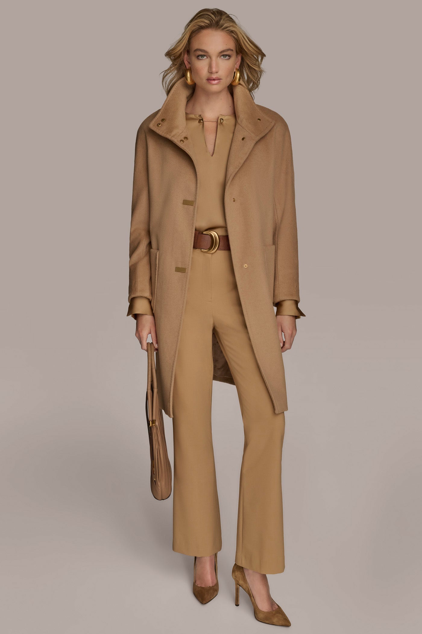 FUNNEL NECK COAT | View 1 | Coats & Jackets FUNNEL NECK COAT | View 1 | Coats & Jackets