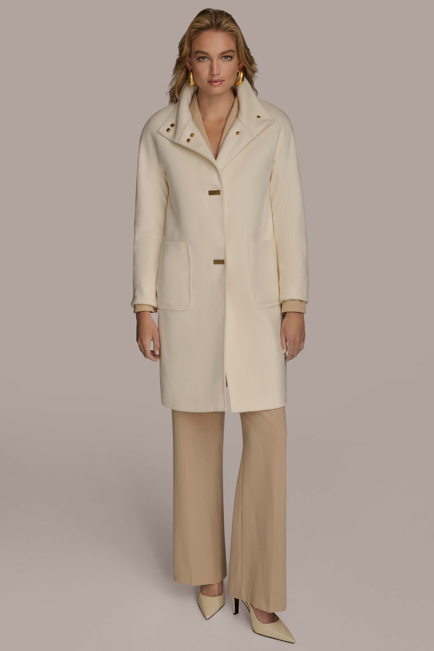 FUNNEL NECK COAT | View 1 | Coats & Jackets FUNNEL NECK COAT | View 1 | Coats & Jackets