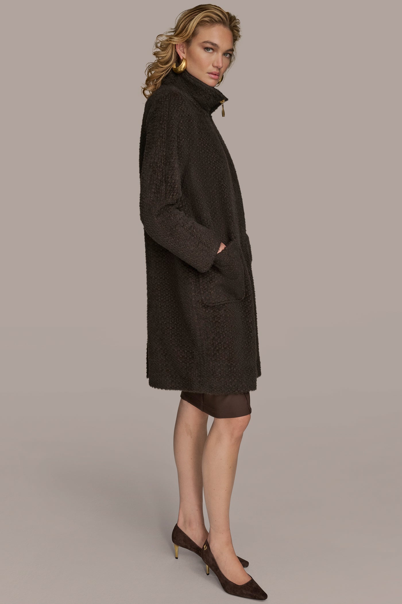 MINK KNIT COAT VIEW 3 MINK KNIT COAT VIEW 3
