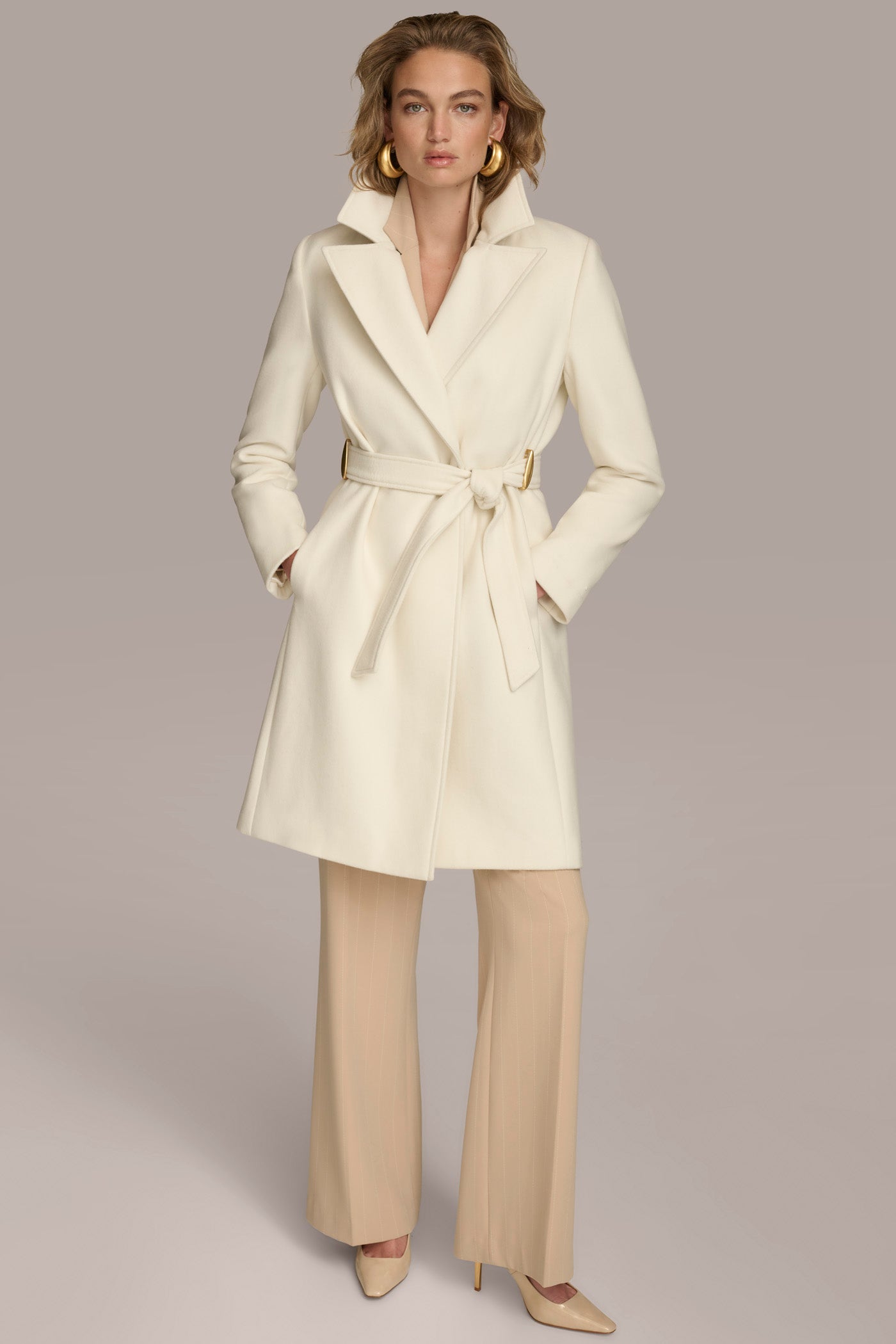 WOOL LONG WRAP COAT VIEW 5 WOOL LONG WRAP COAT VIEW 5