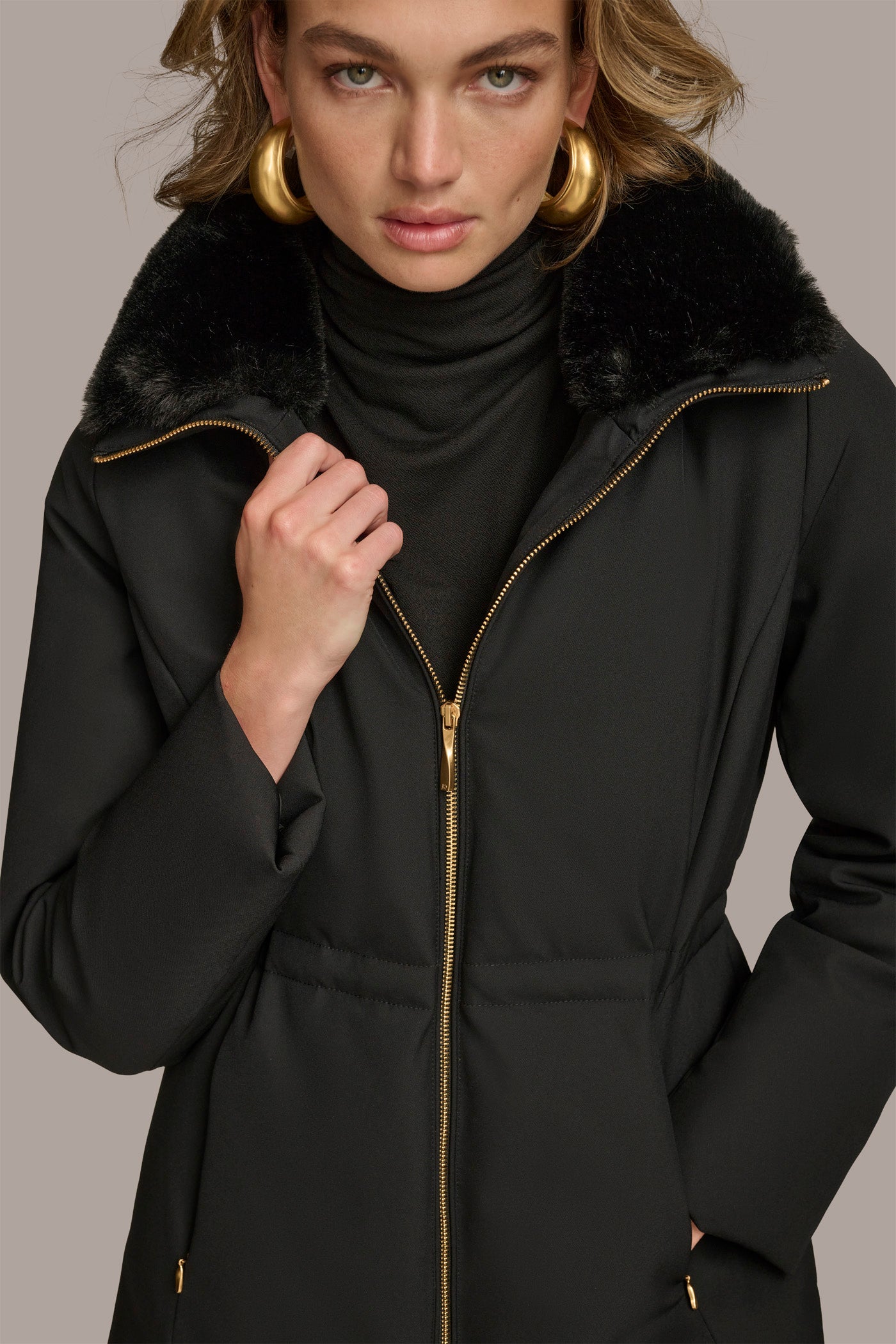 FAUX FUR LINED PUFFER VIEW 6 | New clothing FAUX FUR LINED PUFFER VIEW 6 | New clothing