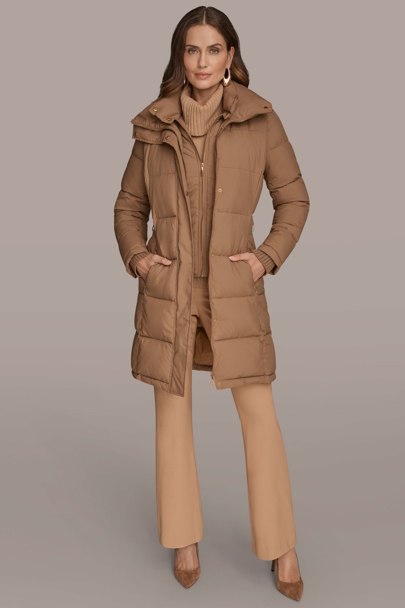 BELTED PUFFER JACKET WITH BIB VIEW 11 | Coats & Jackets BELTED PUFFER JACKET WITH BIB VIEW 11 | Coats & Jackets