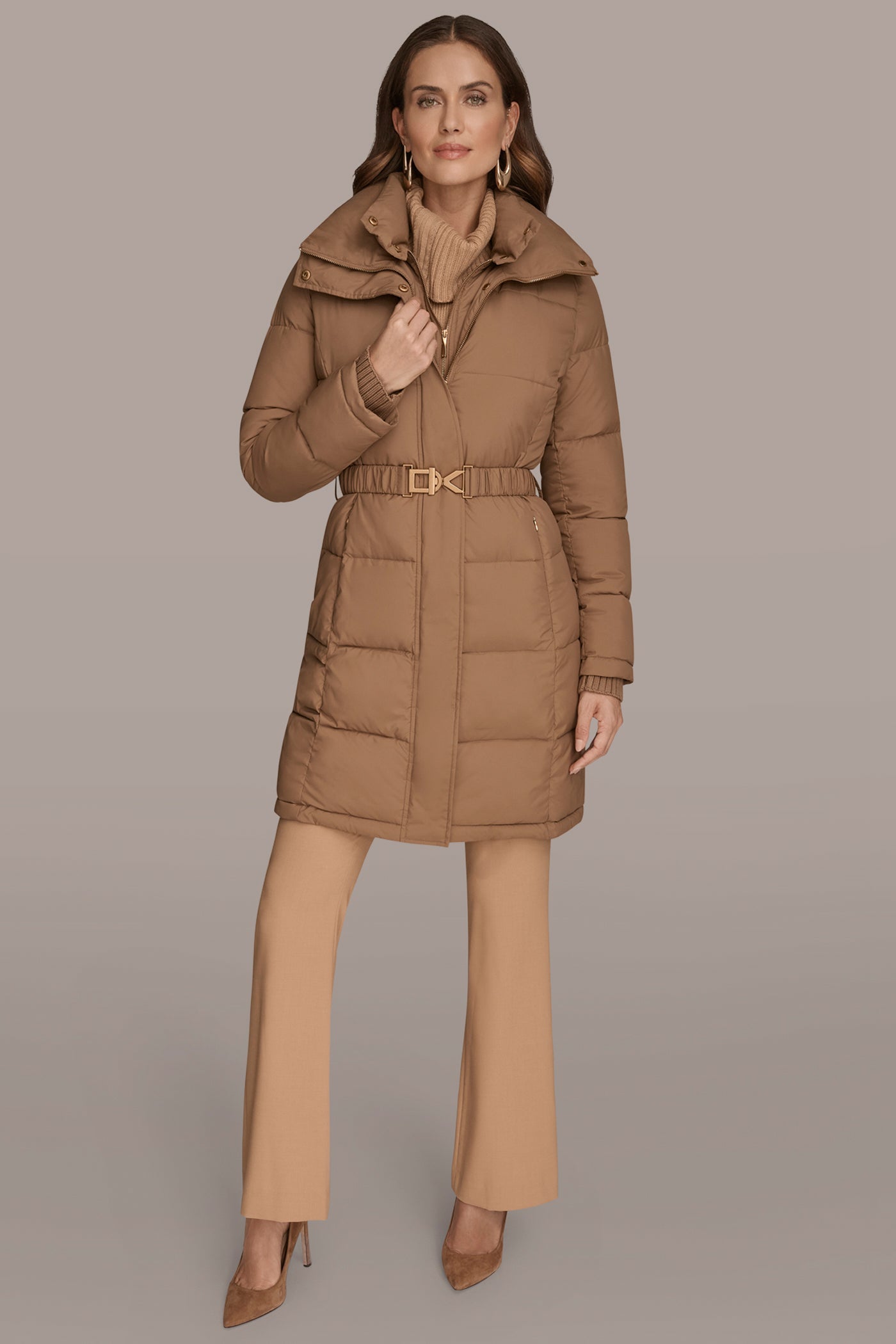 BELTED PUFFER JACKET WITH BIB VIEW 6 | Coats & Jackets BELTED PUFFER JACKET WITH BIB VIEW 6 | Coats & Jackets