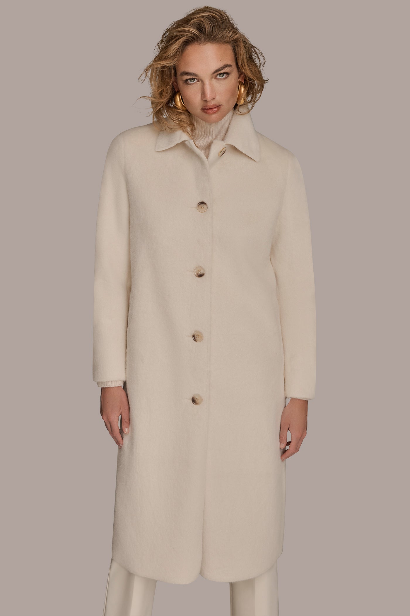 SINGLE BREASTED FAUX FUR COAT | View 1 | Coats & Jackets SINGLE BREASTED FAUX FUR COAT | View 1 | Coats & Jackets