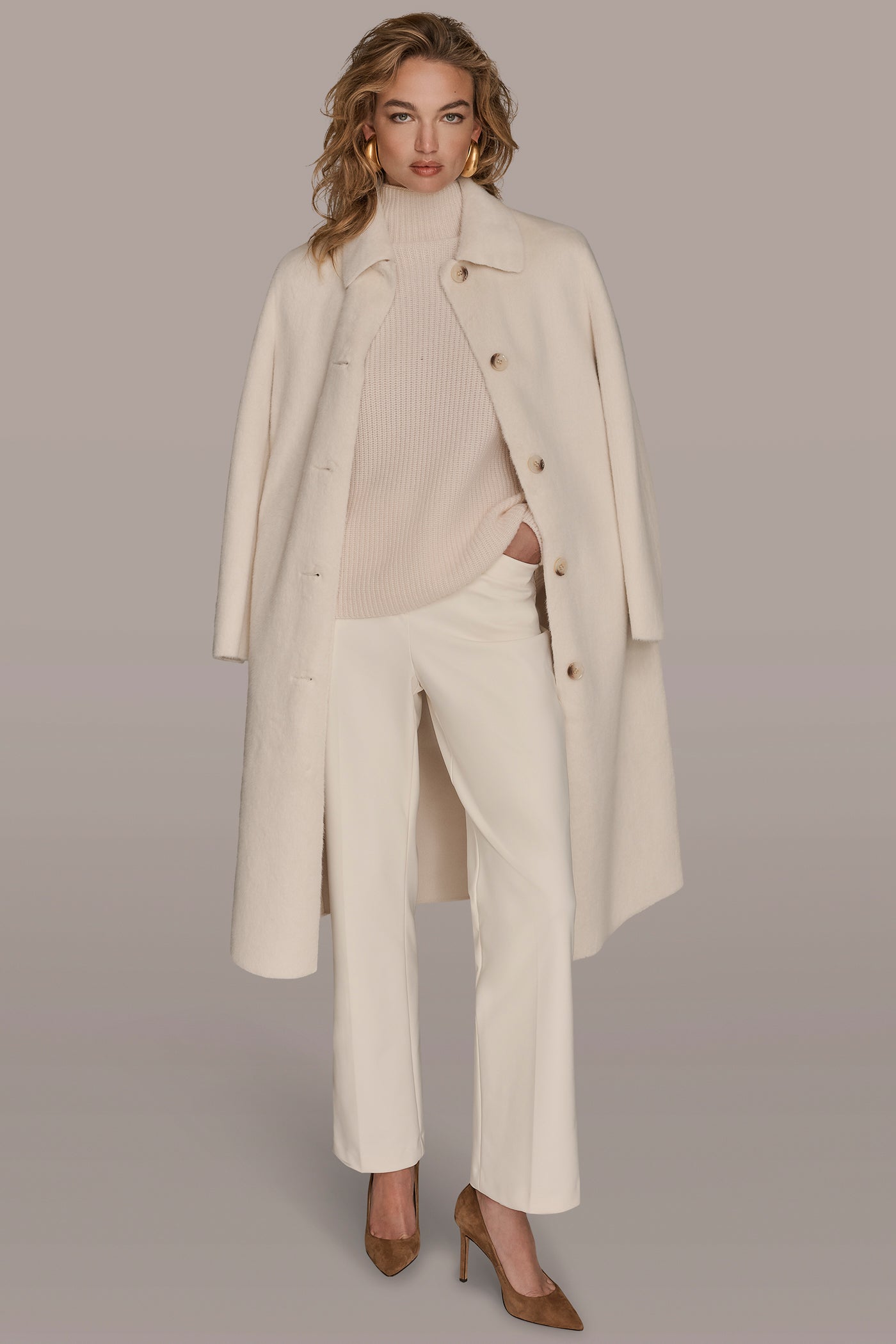SINGLE BREASTED FAUX FUR COAT VIEW 8 | Coats & Jackets SINGLE BREASTED FAUX FUR COAT VIEW 8 | Coats & Jackets
