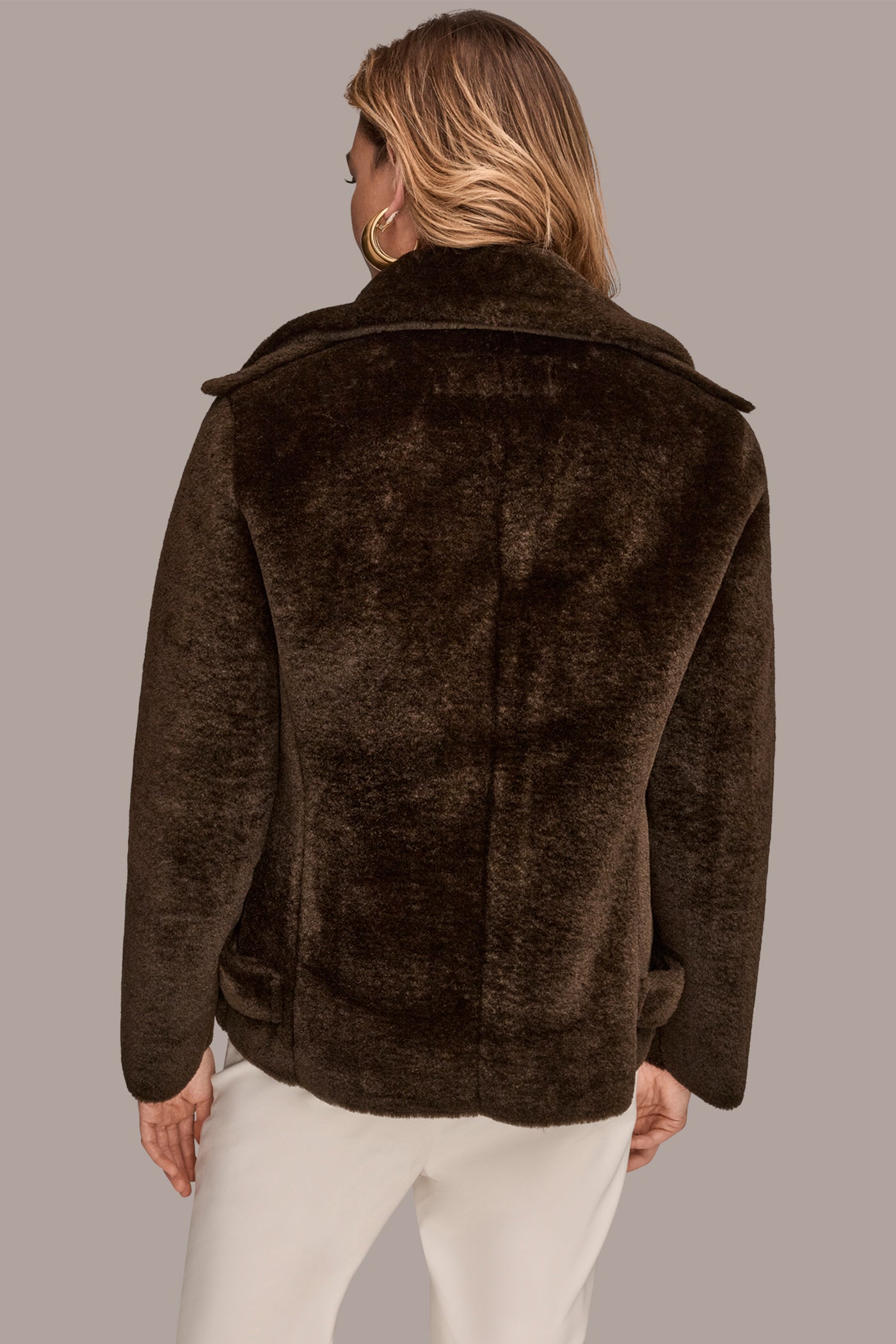 DOUBLE-BREASTED FAUX SHEARLING JACKET | View 2 | Coats & Jackets DOUBLE-BREASTED FAUX SHEARLING JACKET | View 2 | Coats & Jackets
