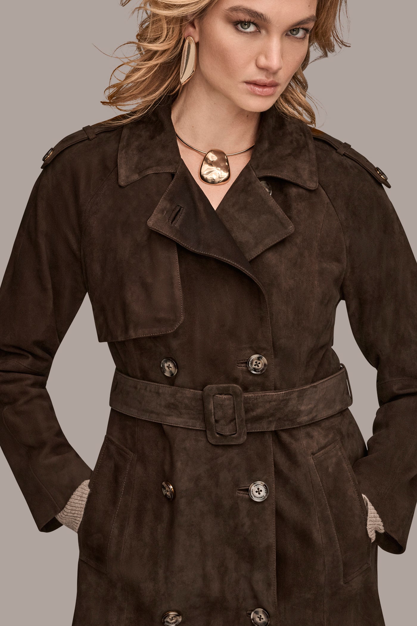 SUEDE TRENCH COAT VIEW 4 | Coats & Jackets SUEDE TRENCH COAT VIEW 4 | Coats & Jackets