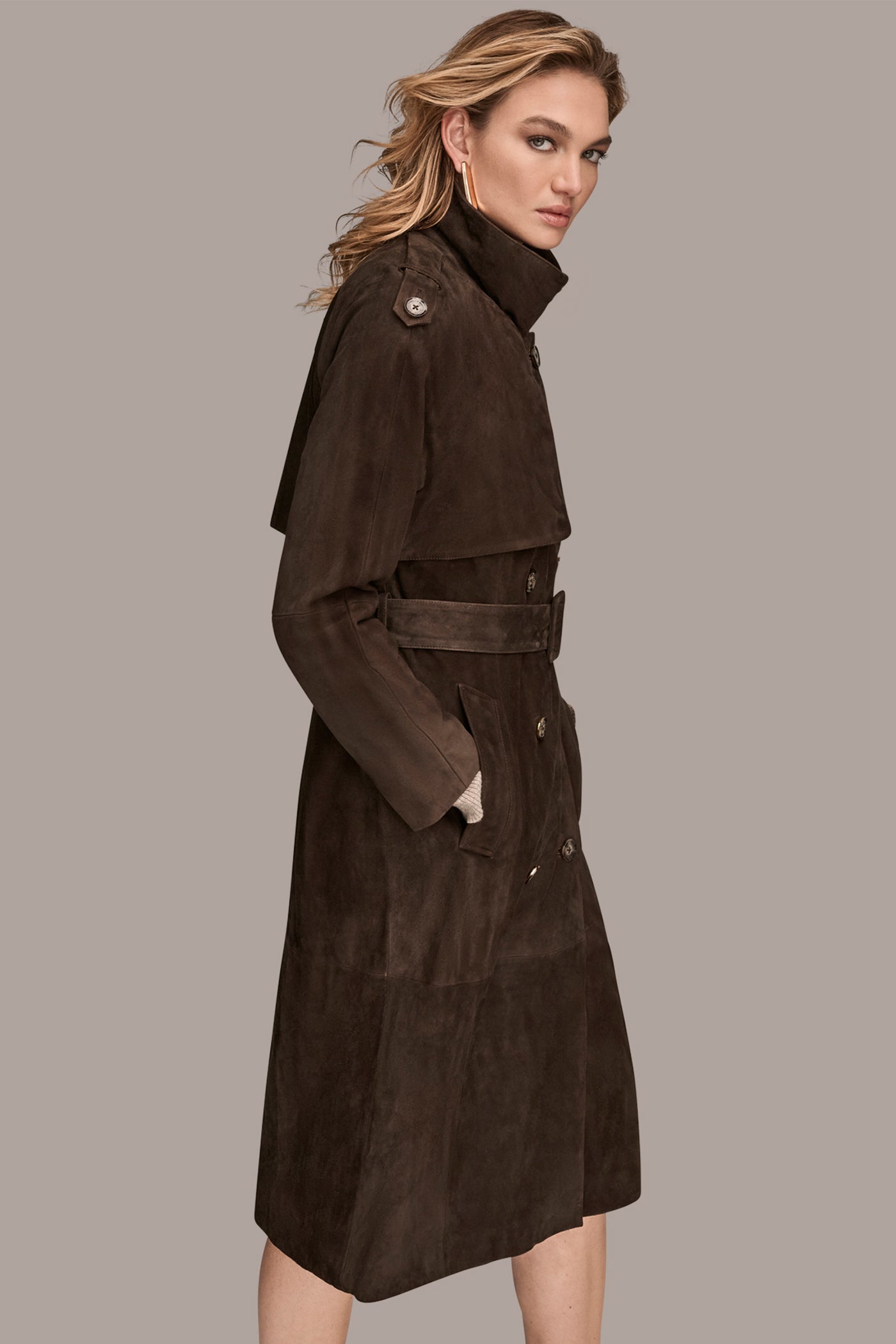 SUEDE TRENCH COAT VIEW 3 | Coats & Jackets SUEDE TRENCH COAT VIEW 3 | Coats & Jackets