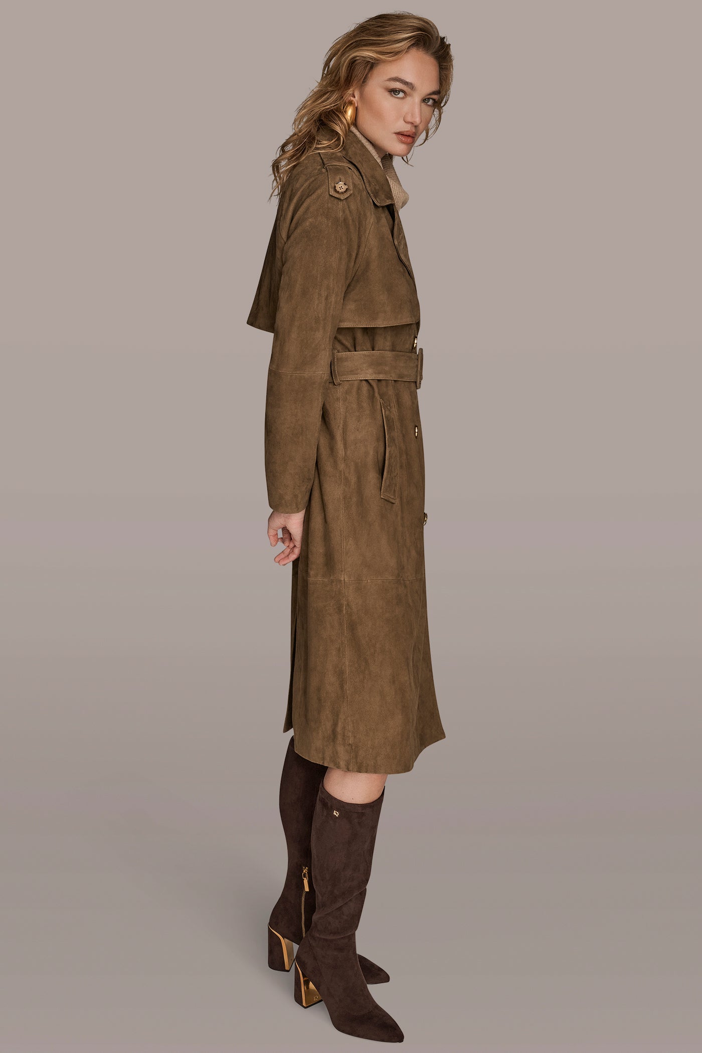 SUEDE TRENCH COAT VIEW 3 | Welcome Code Exclusions SUEDE TRENCH COAT VIEW 3 | Welcome Code Exclusions