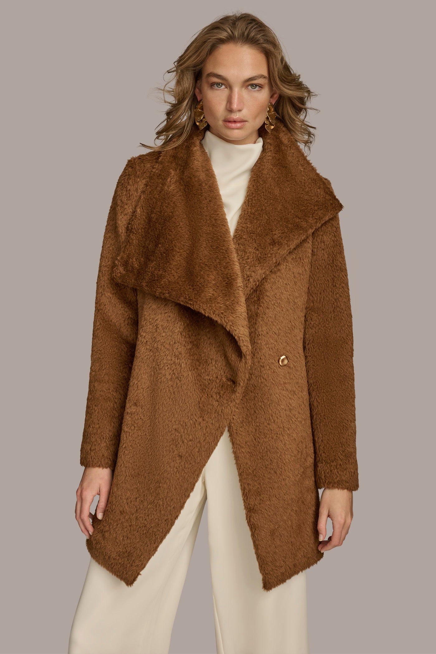 Belted Wool Wrap Coat VIEW 4 | New clothing Belted Wool Wrap Coat VIEW 4 | New clothing