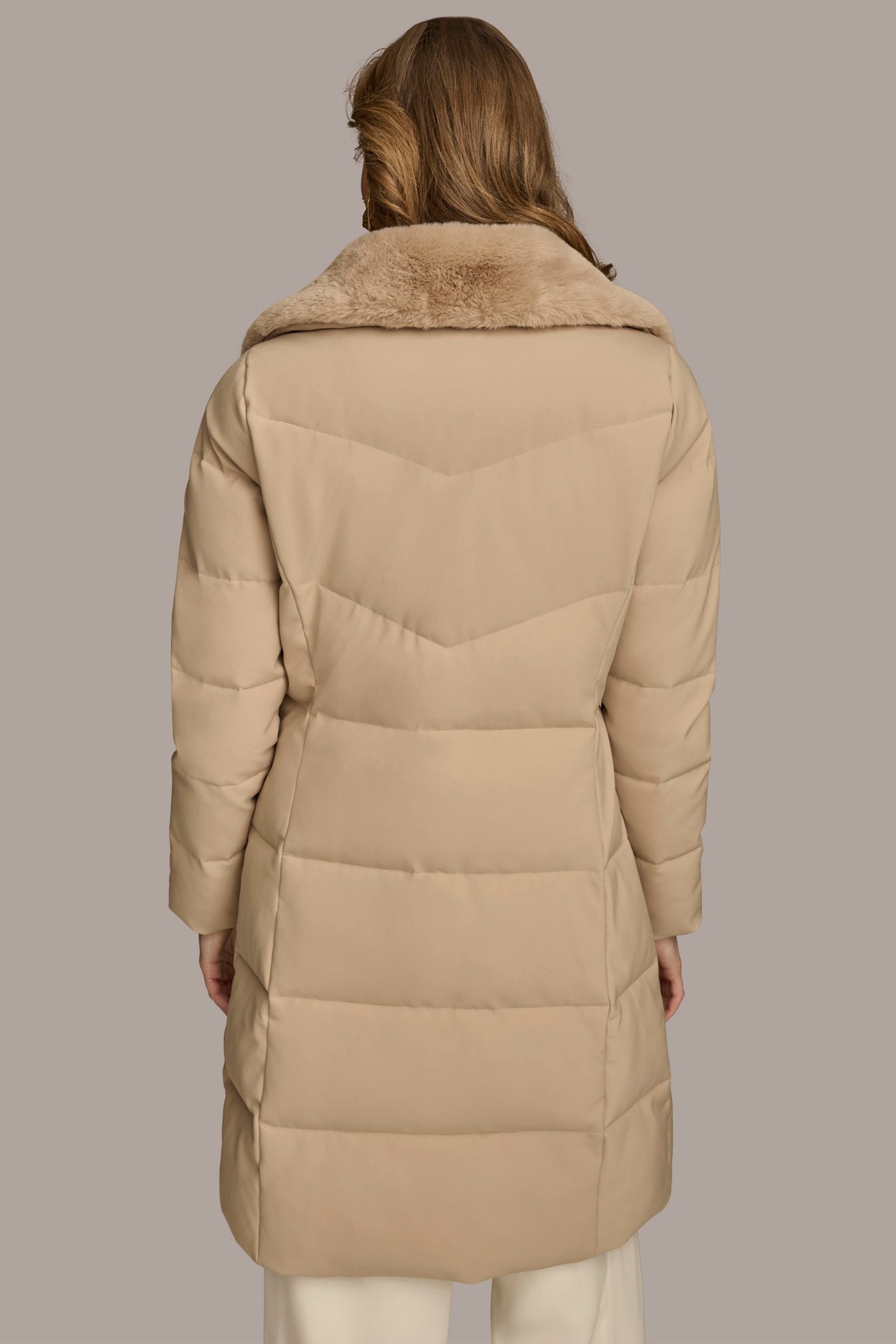 Walker Puffer Coat with Faux Fur Trim | View 2 | Coats & Jackets Walker Puffer Coat with Faux Fur Trim | View 2 | Coats & Jackets