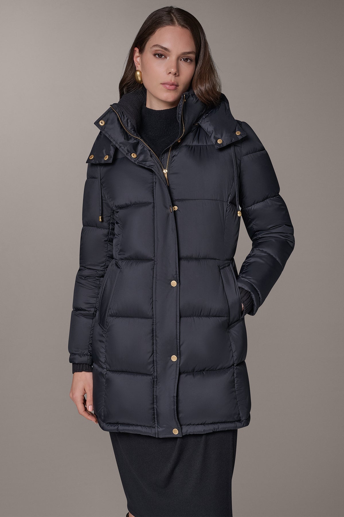 Reflective Donna Karan Puffer Jacket Boys Black Beige Reversible Puffer Jacket Liverpool
