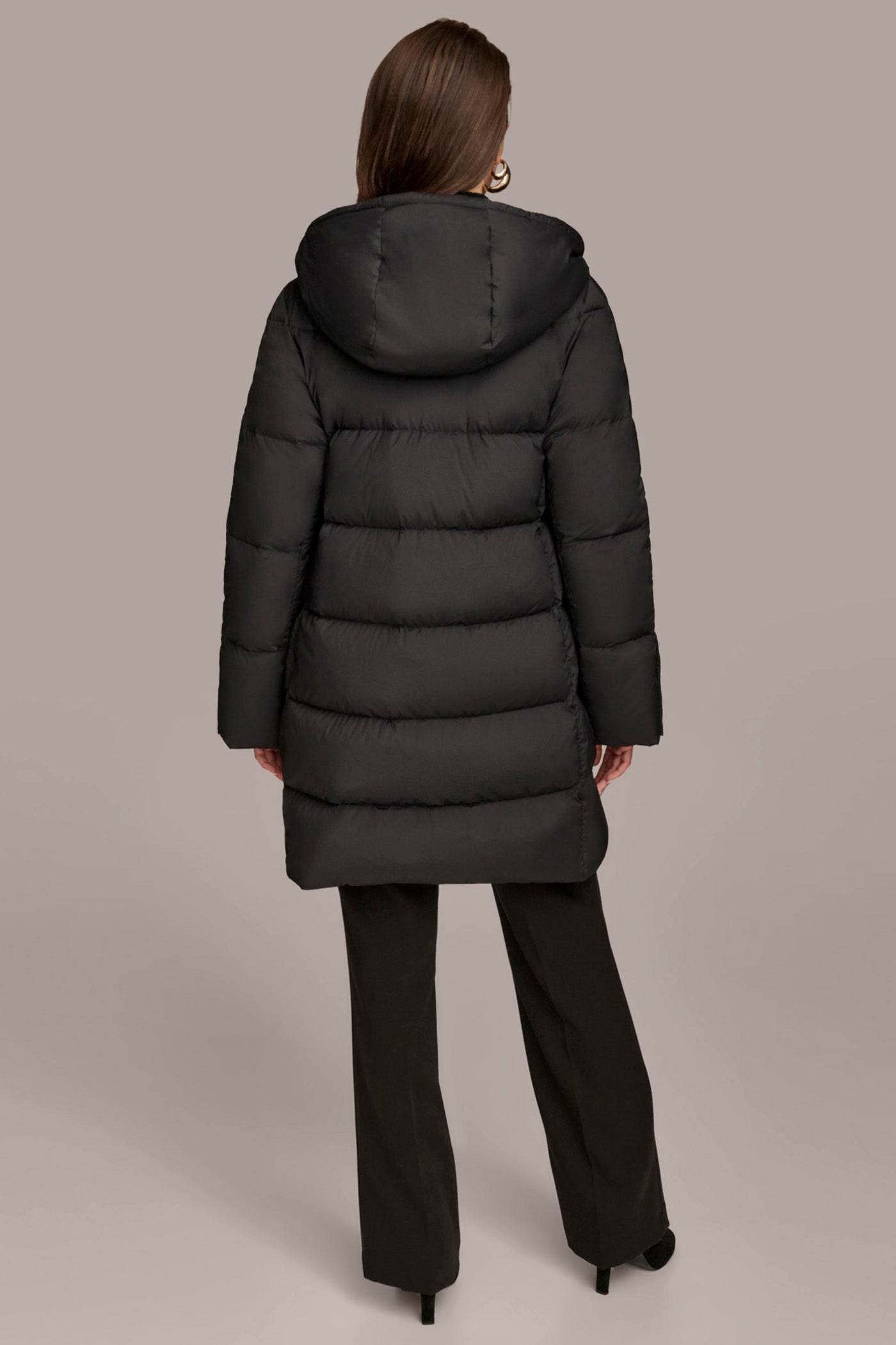Long Hooded Down Filled Puffer Coat | View 2 | Coats & Jackets Long Hooded Down Filled Puffer Coat | View 2 | Coats & Jackets