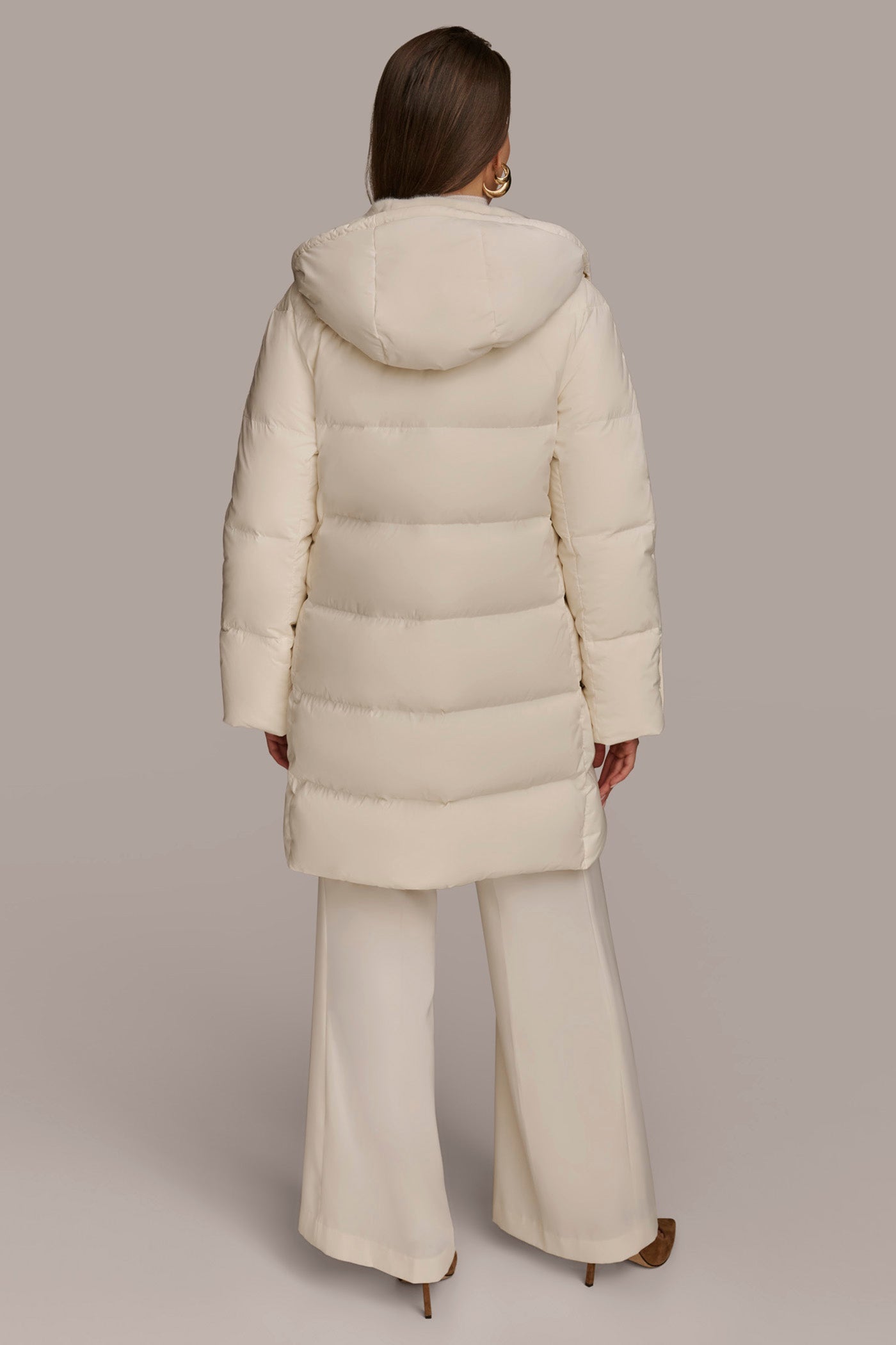Long Hooded Down Filled Puffer Coat | View 2 | Coats & Jackets Long Hooded Down Filled Puffer Coat | View 2 | Coats & Jackets