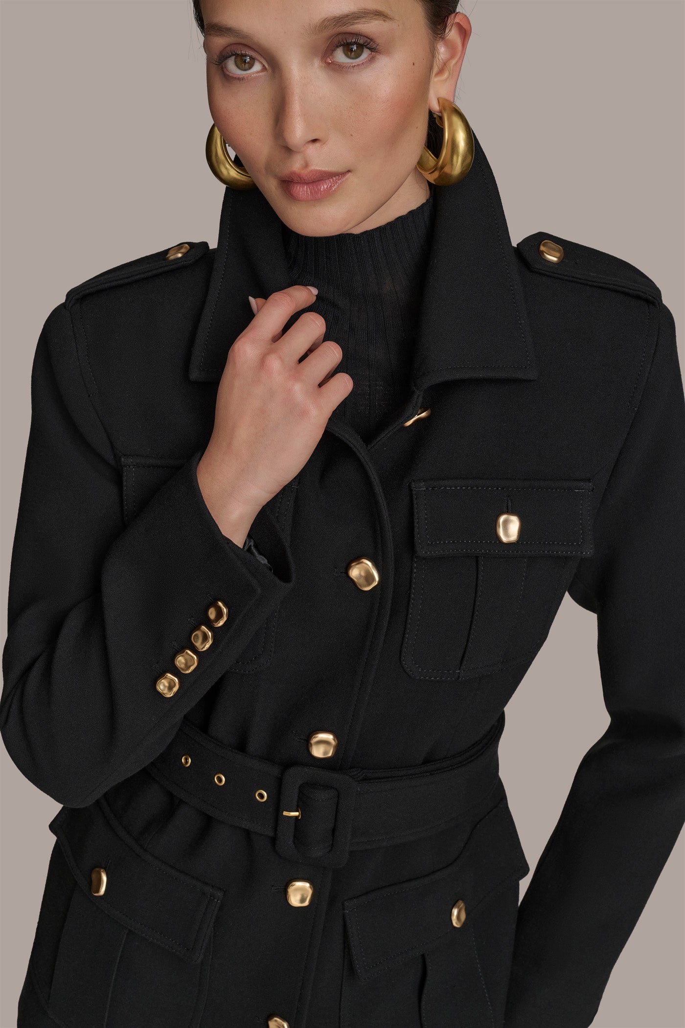 BELTED MILITARY BLAZER VIEW 8 | Sale Blazers BELTED MILITARY BLAZER VIEW 8 | Sale Blazers