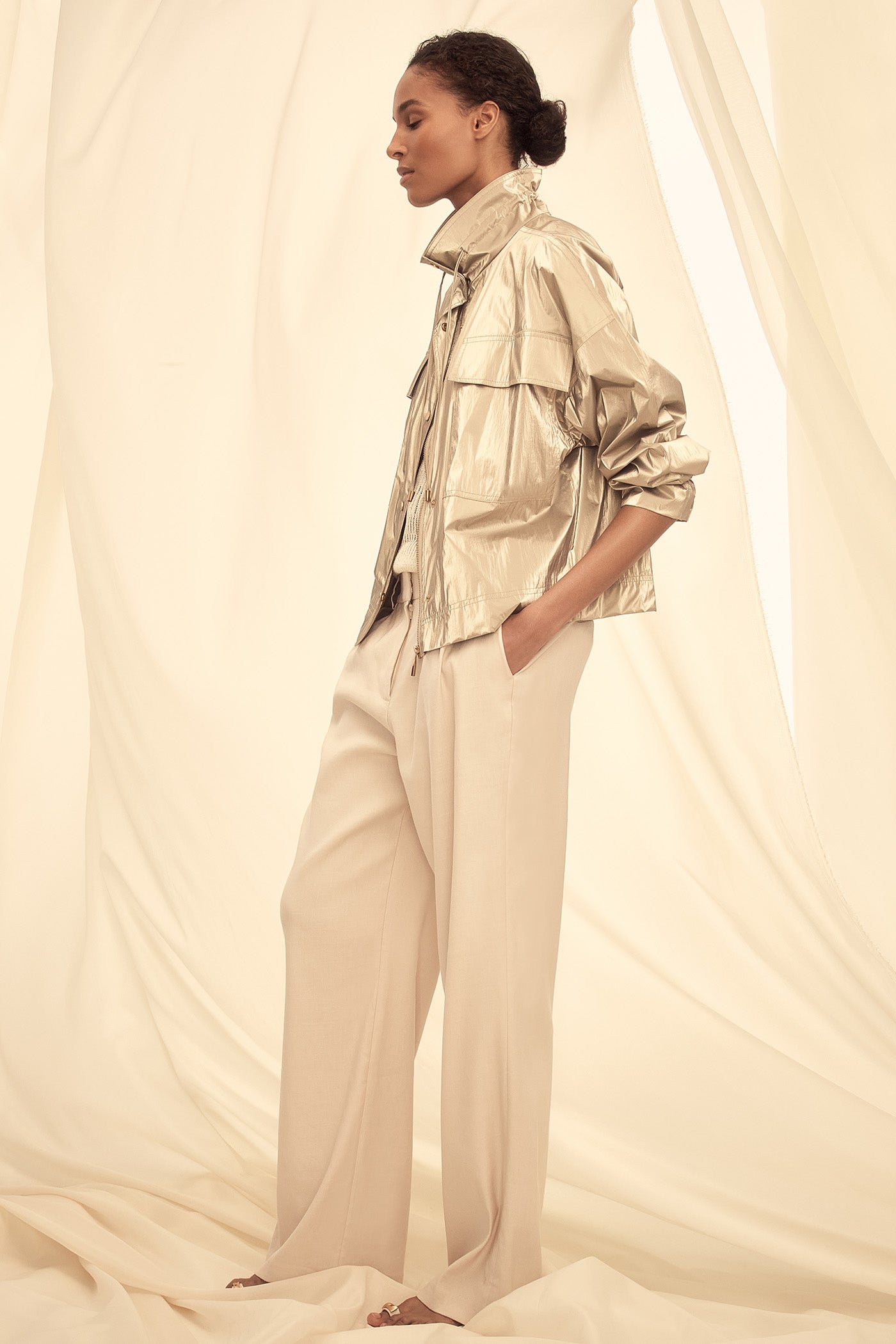METALLIC UTILITY JACKET VIEW 7 METALLIC UTILITY JACKET VIEW 7