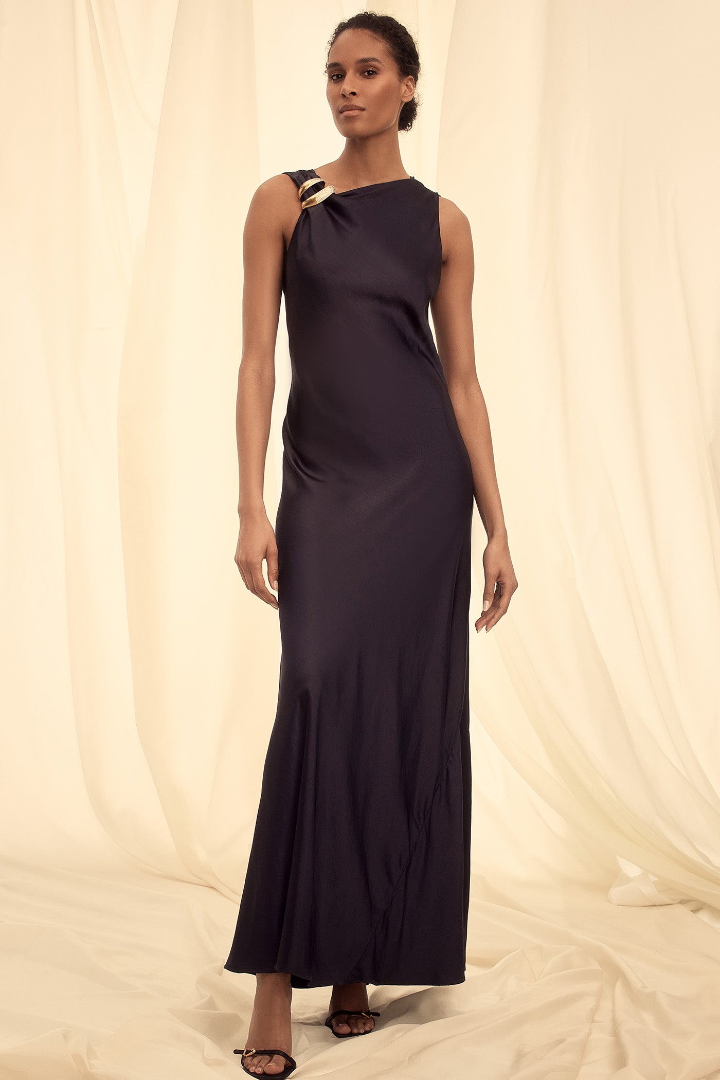 ONE-SHOULDER EMBELLISHED GOWN VIEW 11 | Formal & Black Tie ONE-SHOULDER EMBELLISHED GOWN VIEW 11 | Formal & Black Tie