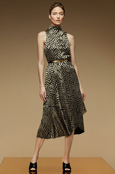 ASYMMETRIC BURNOUT MIDI DRESS VIEW 8 | Event Dressing ASYMMETRIC BURNOUT MIDI DRESS VIEW 8 | Event Dressing