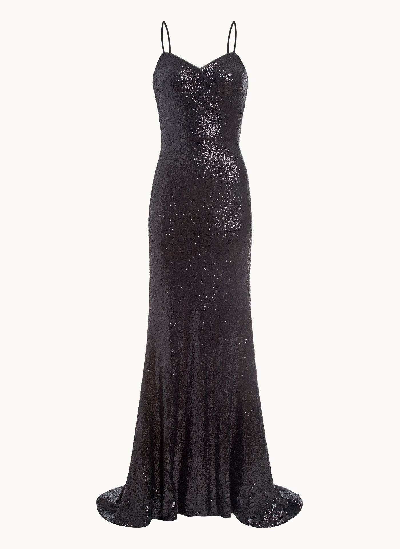 SEQUIN SLEEVELESS GOWN