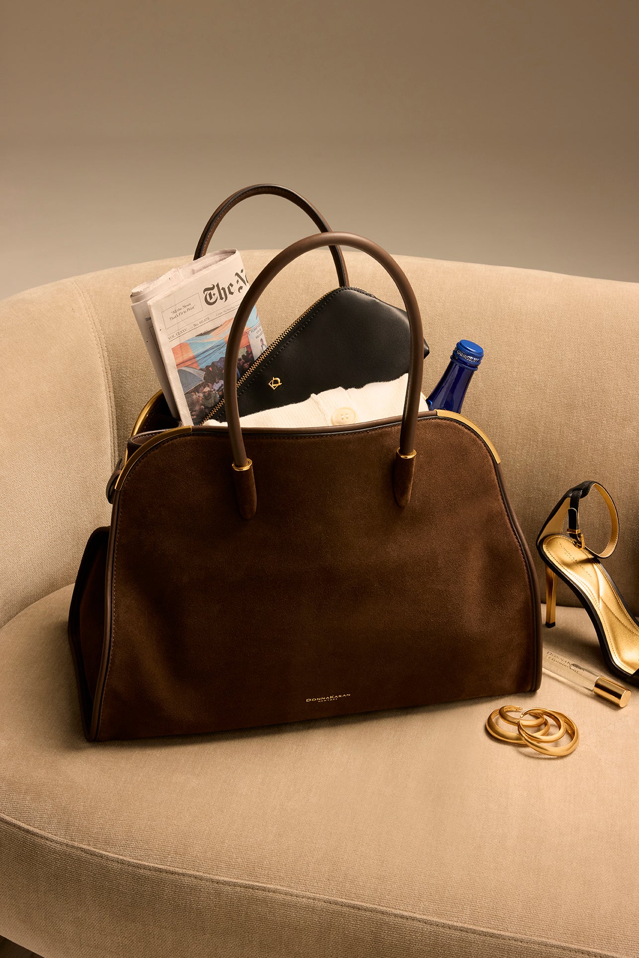 SATIN TOTE (alternate view)