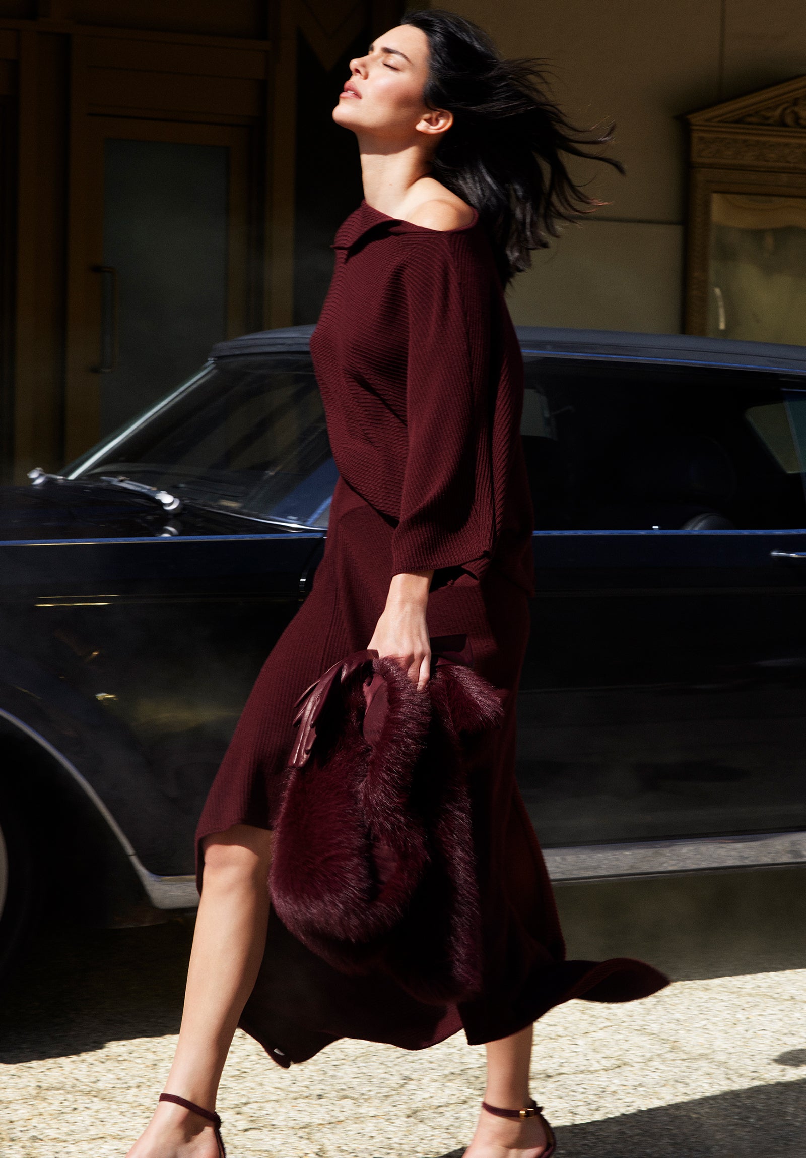 One Button Collarless Topper | Blazer | Donna Karan