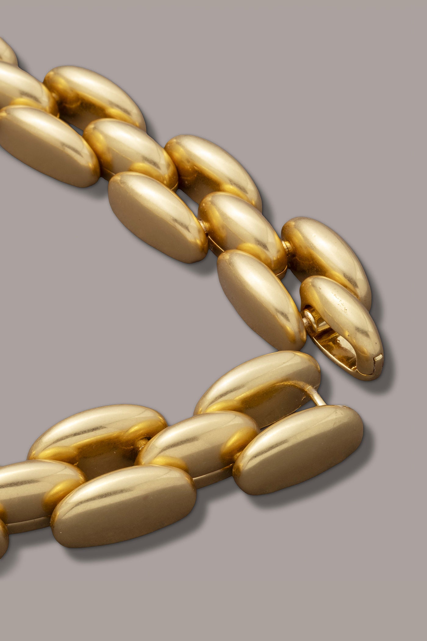 MODERN METAL LINK NECKLACE VIEW 5 | Necklaces