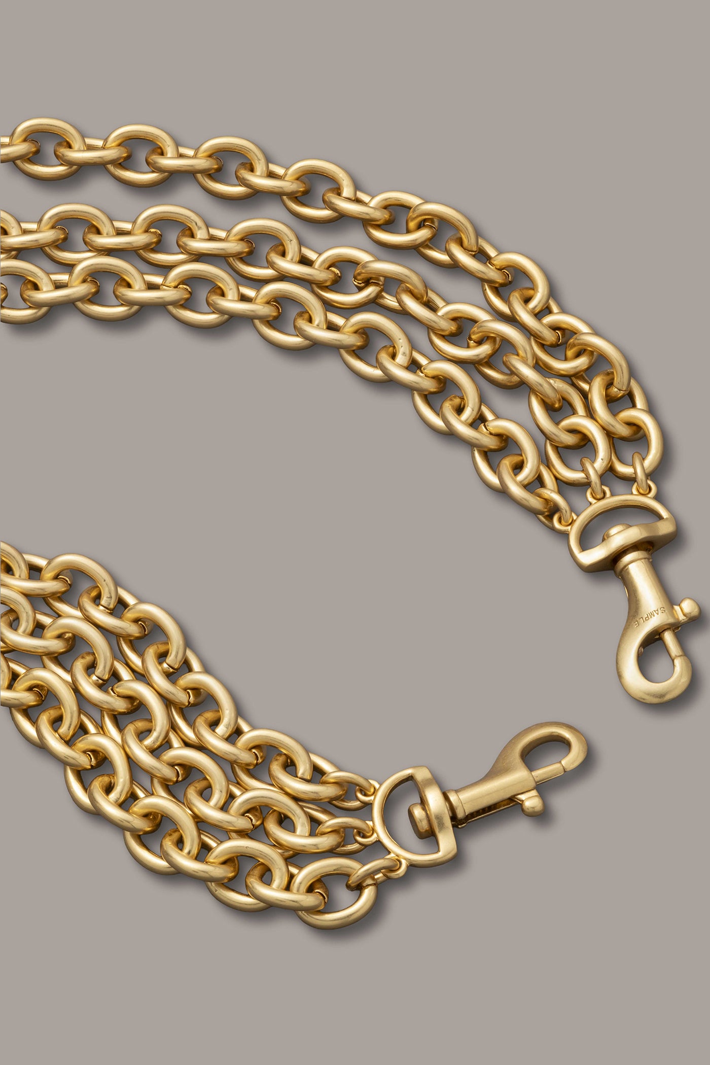 MULTI ROW CHAIN LINK COLLAR NECKLACE VIEW 4 | Necklaces