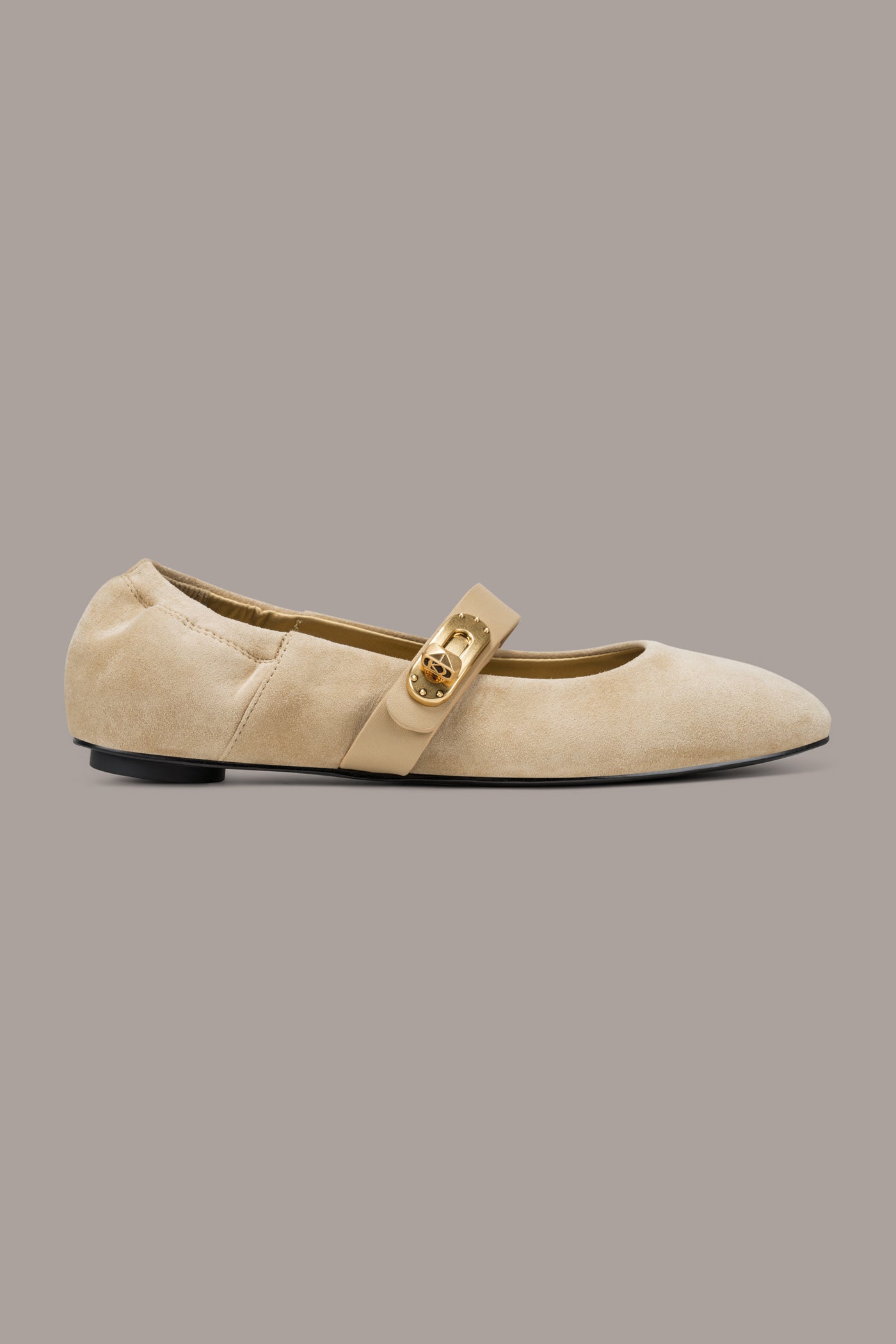 ANSELM SUEDE MARY JANE FLAT VIEW 1