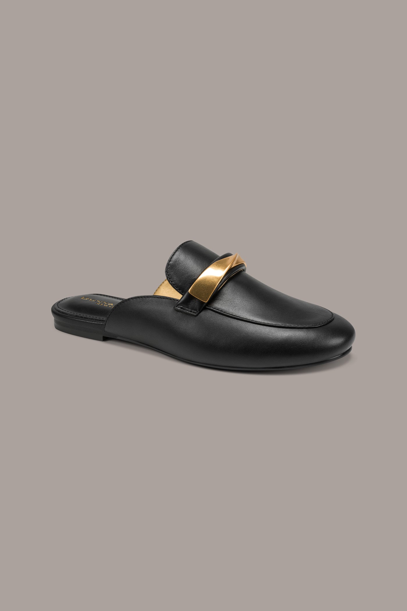 DAKOTA LEATHER LOAFER MULE